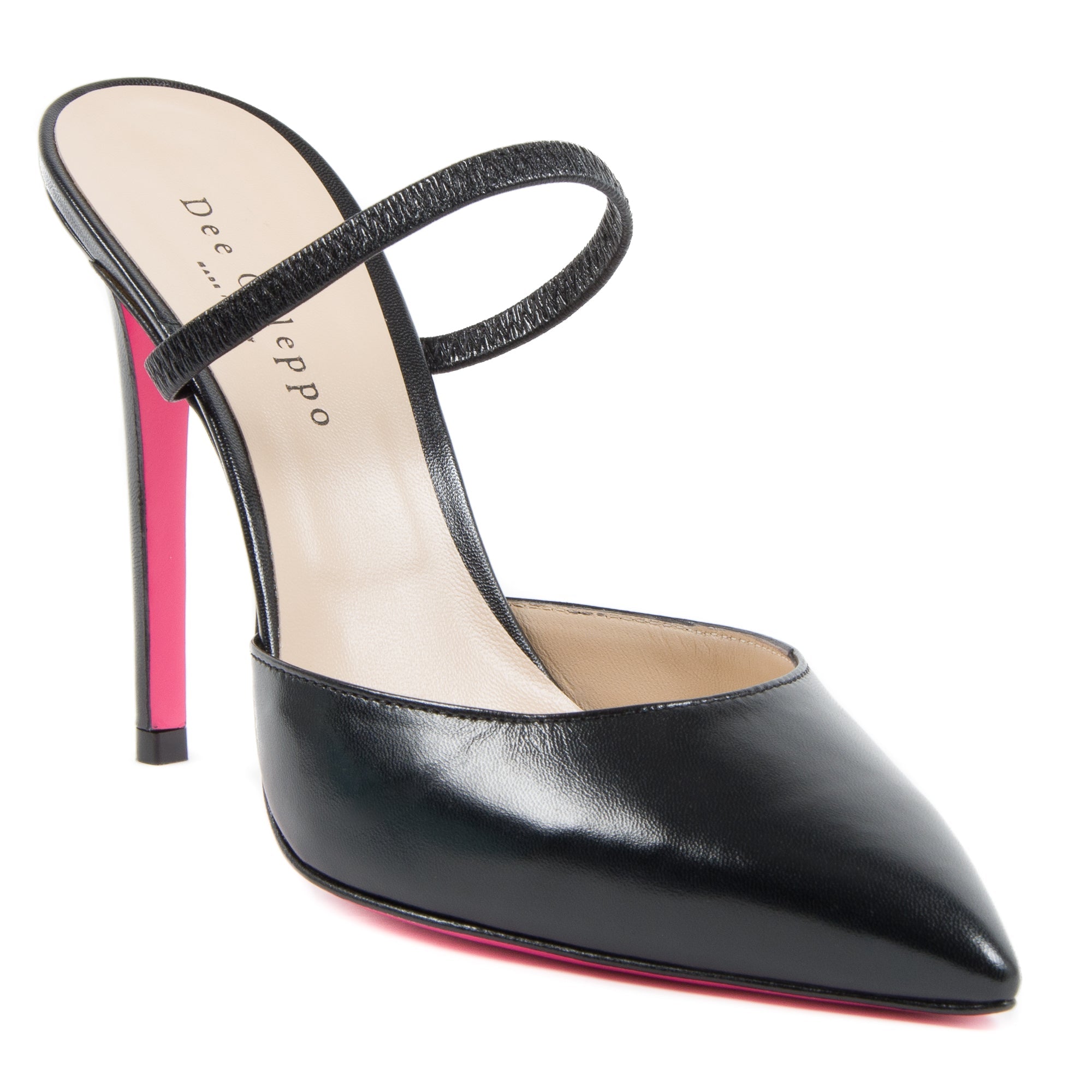 Slingback a punta con cinturino musicale da ballo