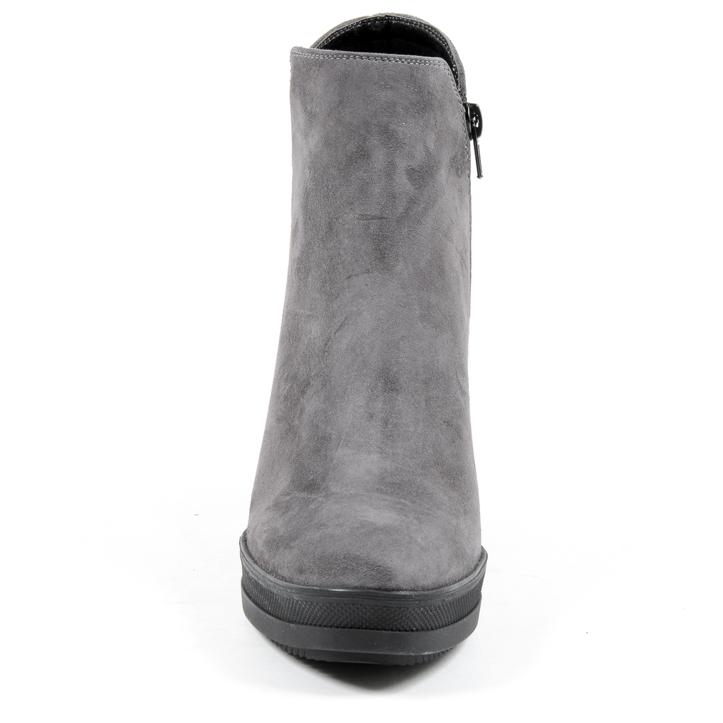 Stivaletti con tacco da donna Andrew Charles, grigi SHERYL