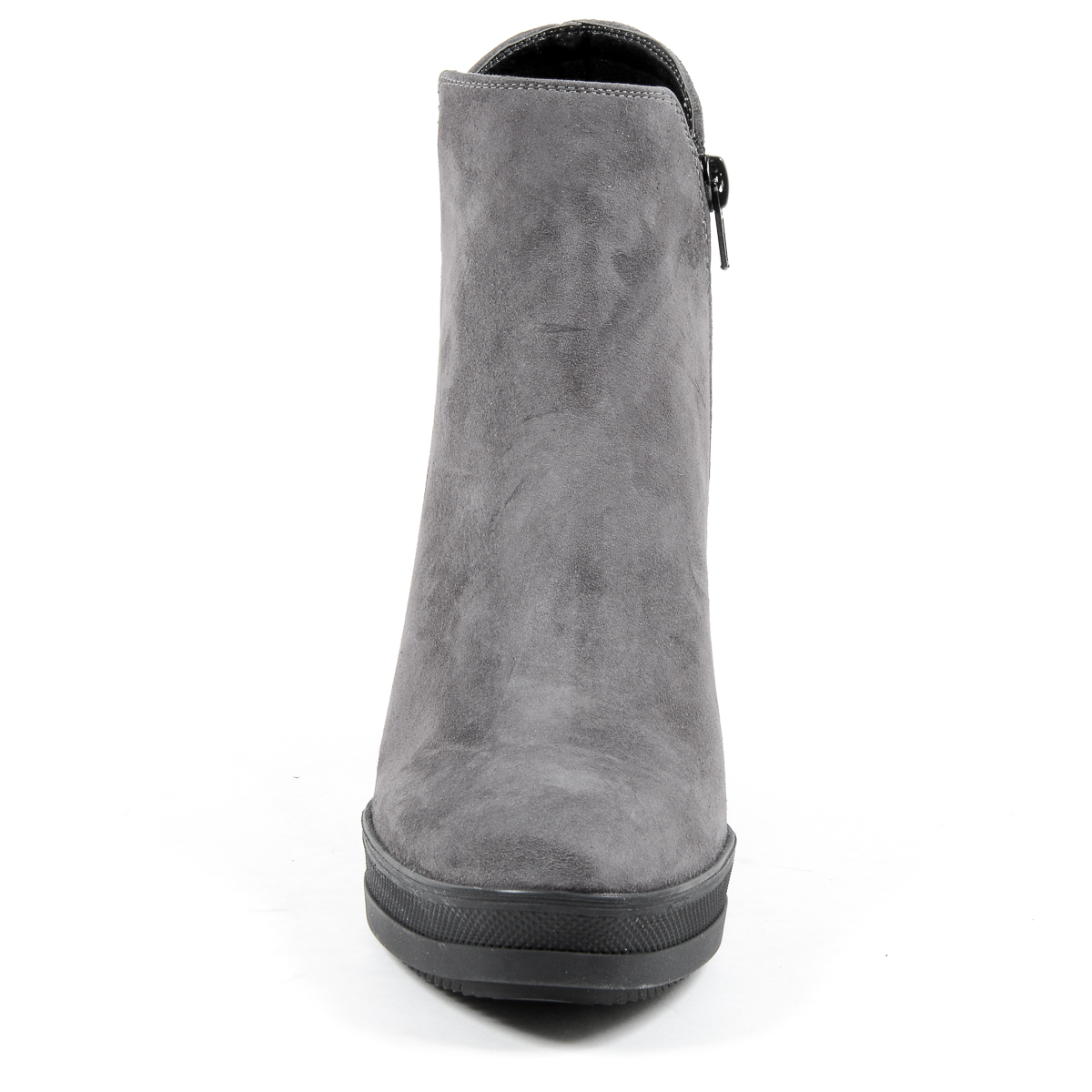 Stivaletti con tacco da donna Andrew Charles, grigi SHERYL