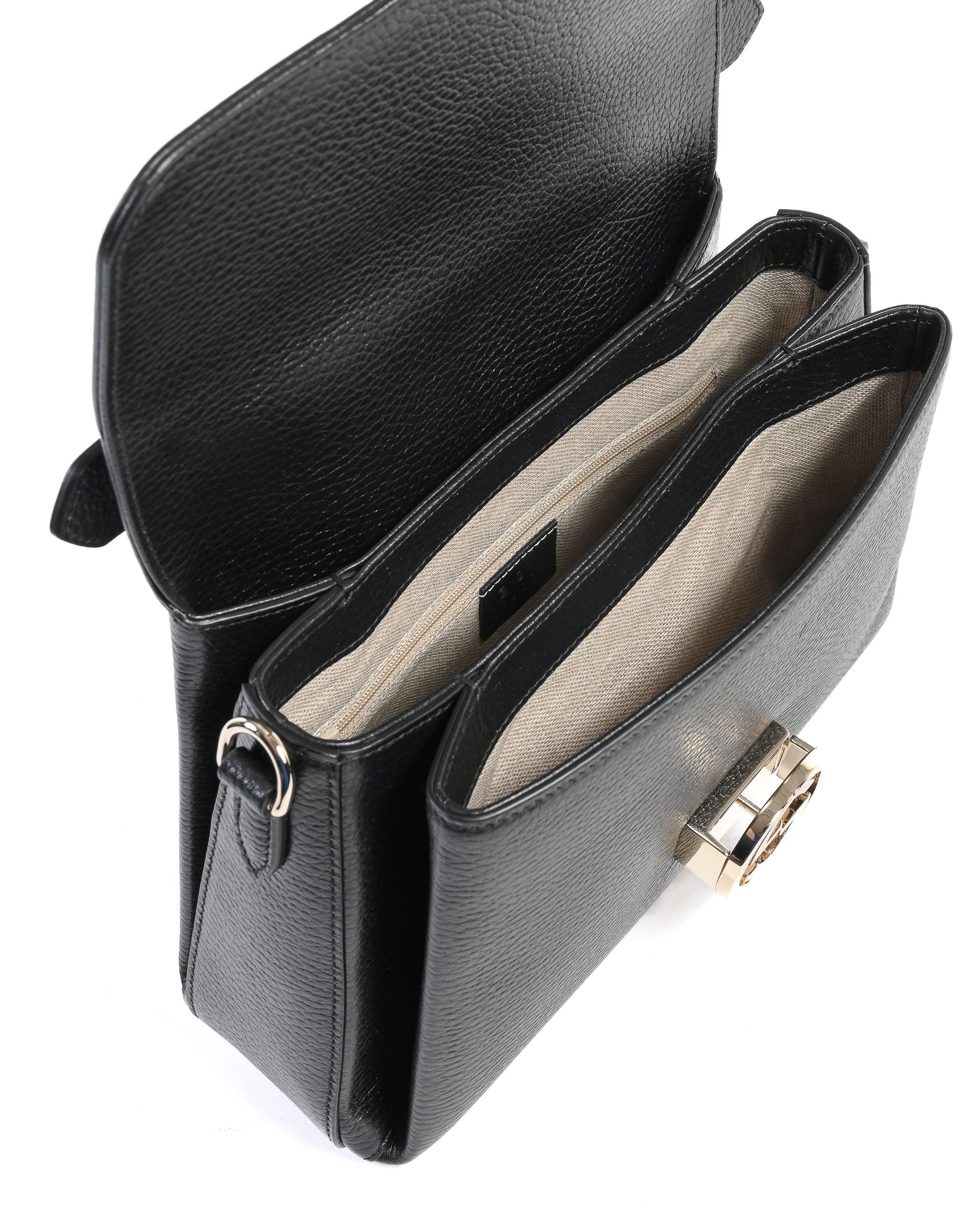 Borsa Gucci Interlocking in pelle con catena 510302 CAO0G 1000