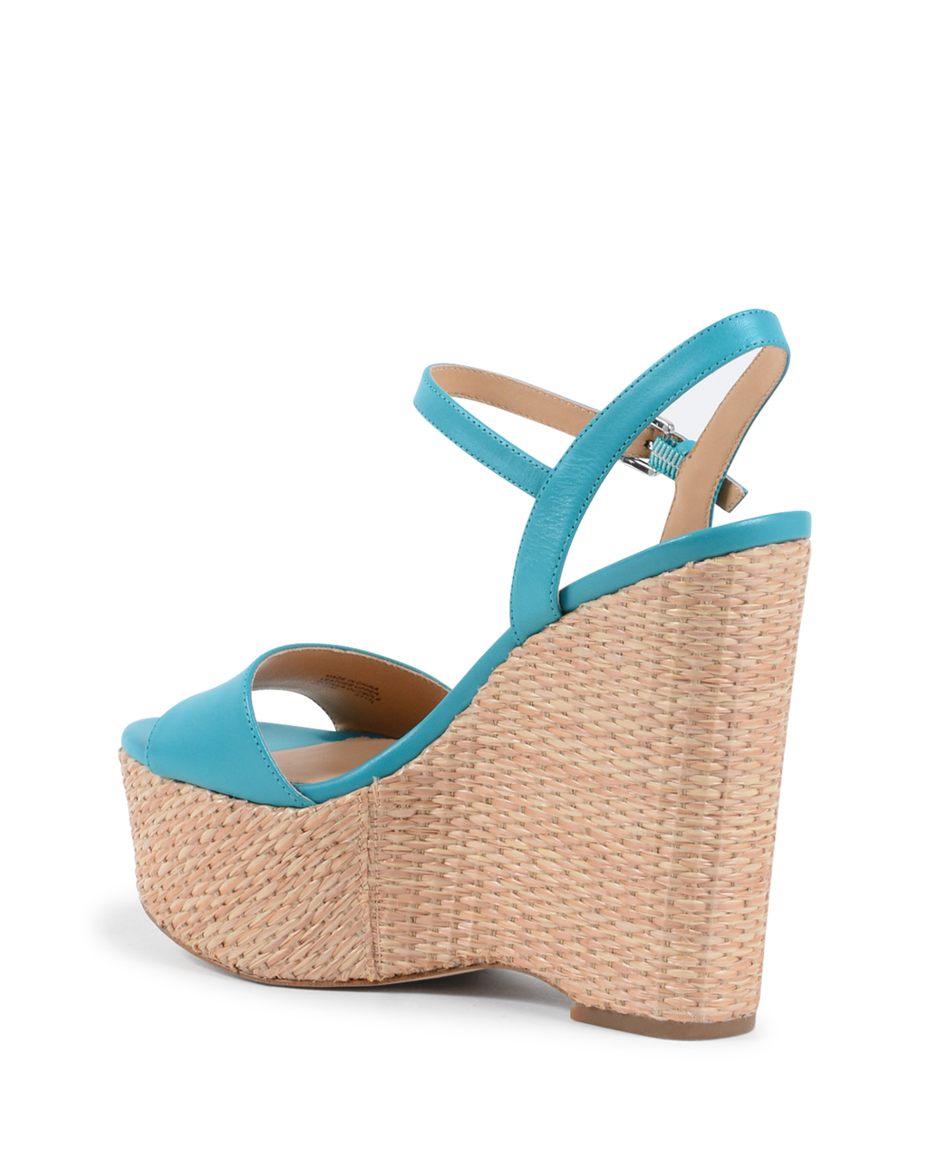 Sandalo con zeppa da donna Michael Kors azzurro FISHER