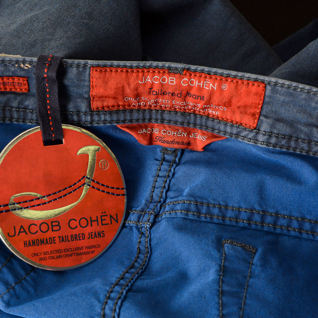 Pantaloni da uomo Jacob Cohen J688 blu