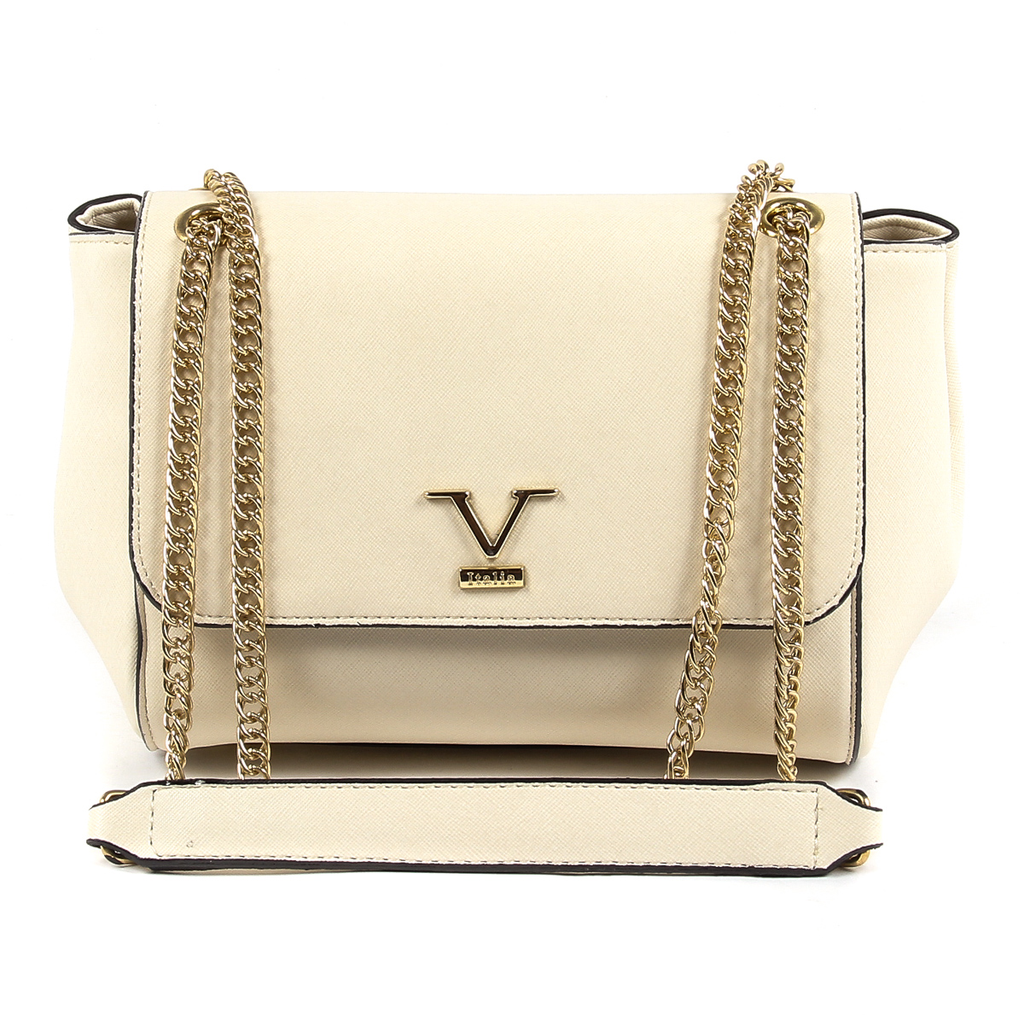 V 1969 Italia Borsa da donna Beige PRISCILLA