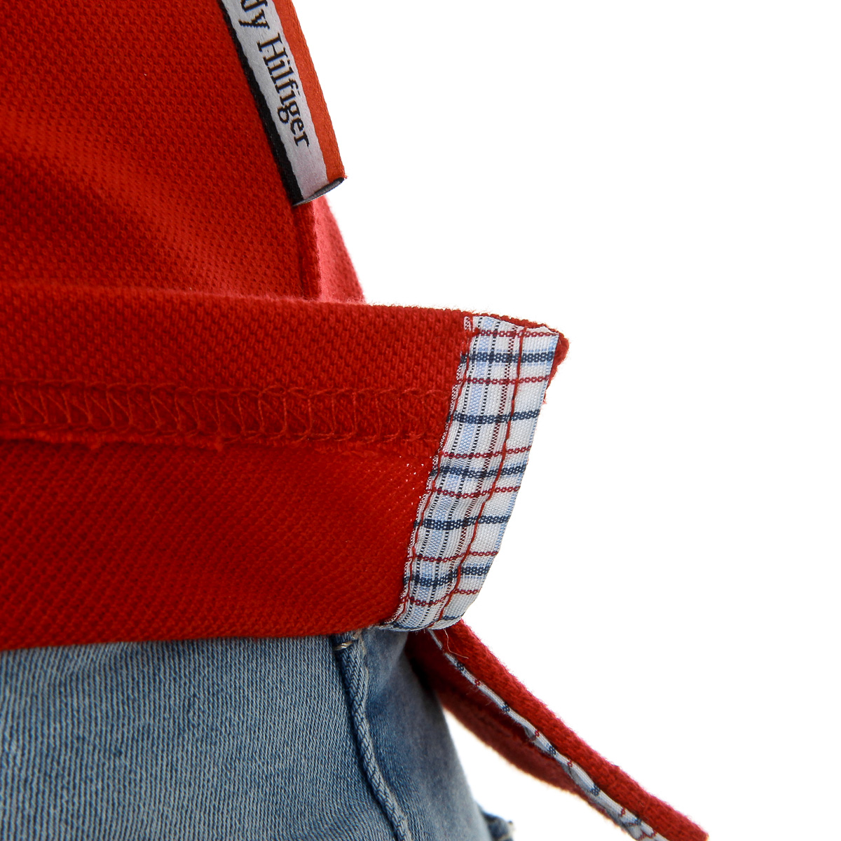 Andrew Charles Polo da donna a maniche corte rossa NIA