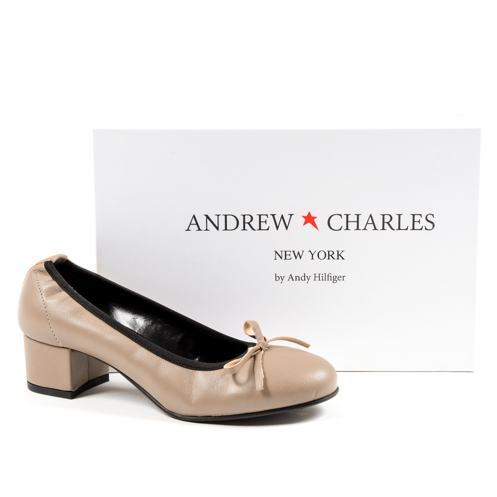 Andrew Charles Ballerina da donna color talpa NICKI