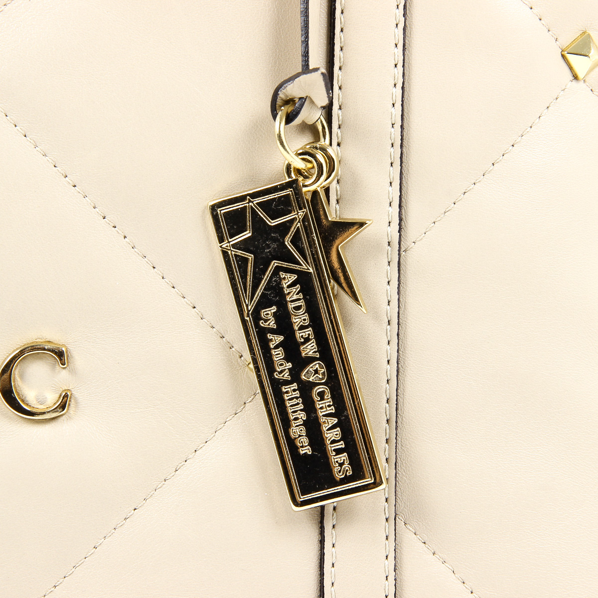 Borsa a mano da donna Andrew Charles Beige YAZMIN