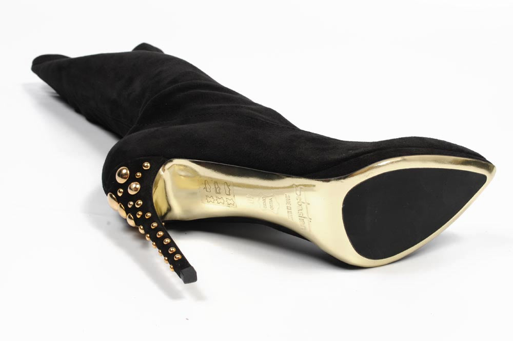 Stivale alto donna Sebastian Milano S4045 CAM STRETCH CHIANCIANO NERO