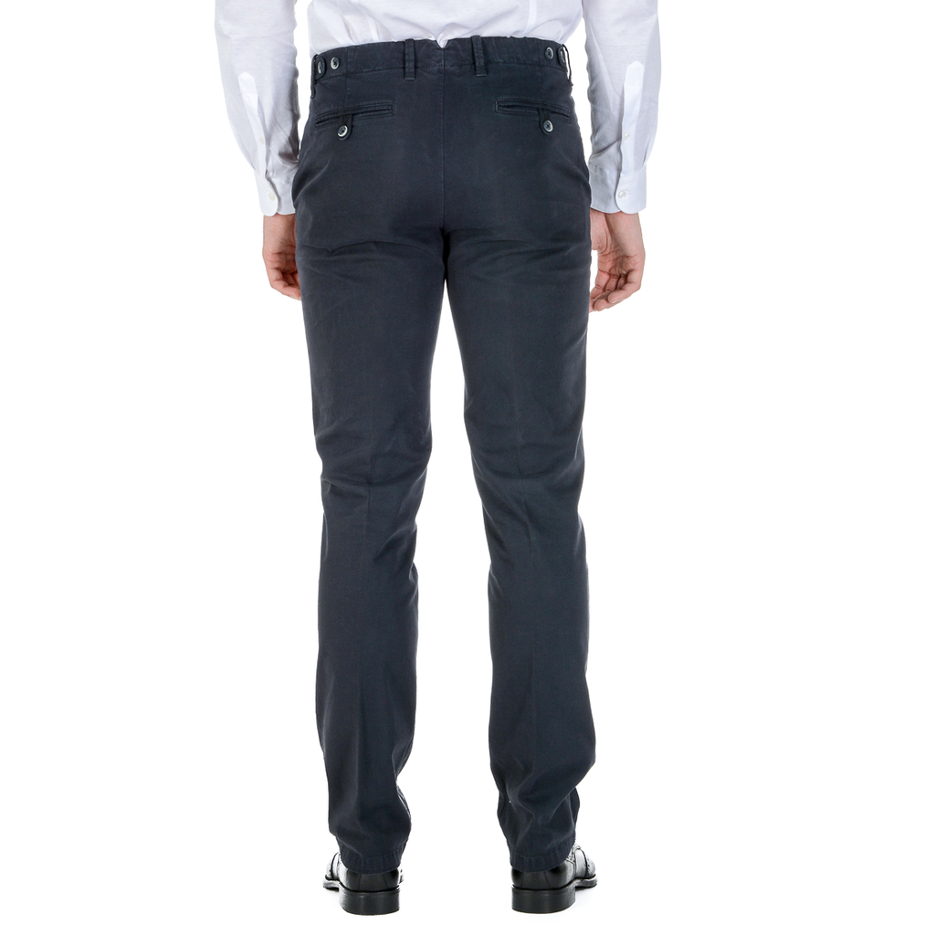 Corneliani Pantaloni Uomo Blu Scuro
