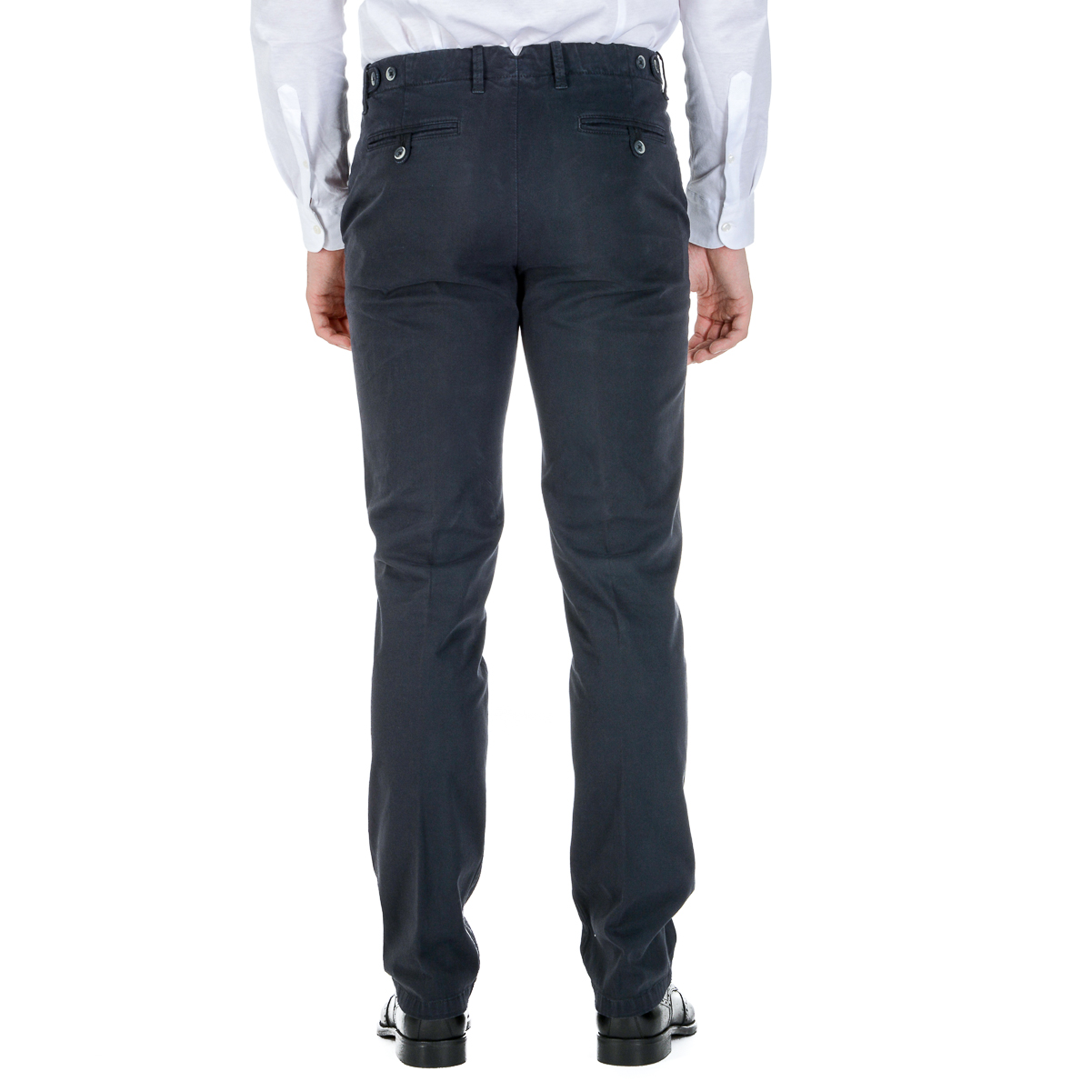 Corneliani Pantaloni Uomo Blu Scuro