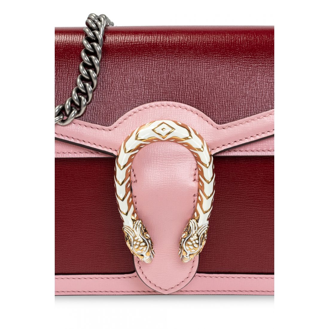 Borsa a tracolla Gucci Azalea Dionysus rosa rossa