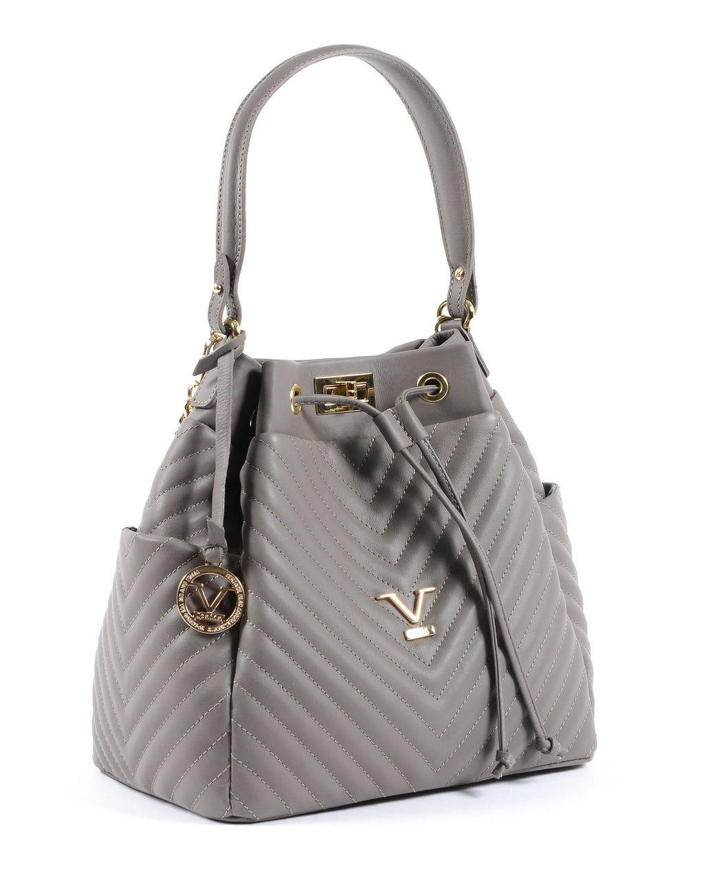 V Italia Borsa da donna grigio scuro BH10272 52 SAUVAGE SMOG