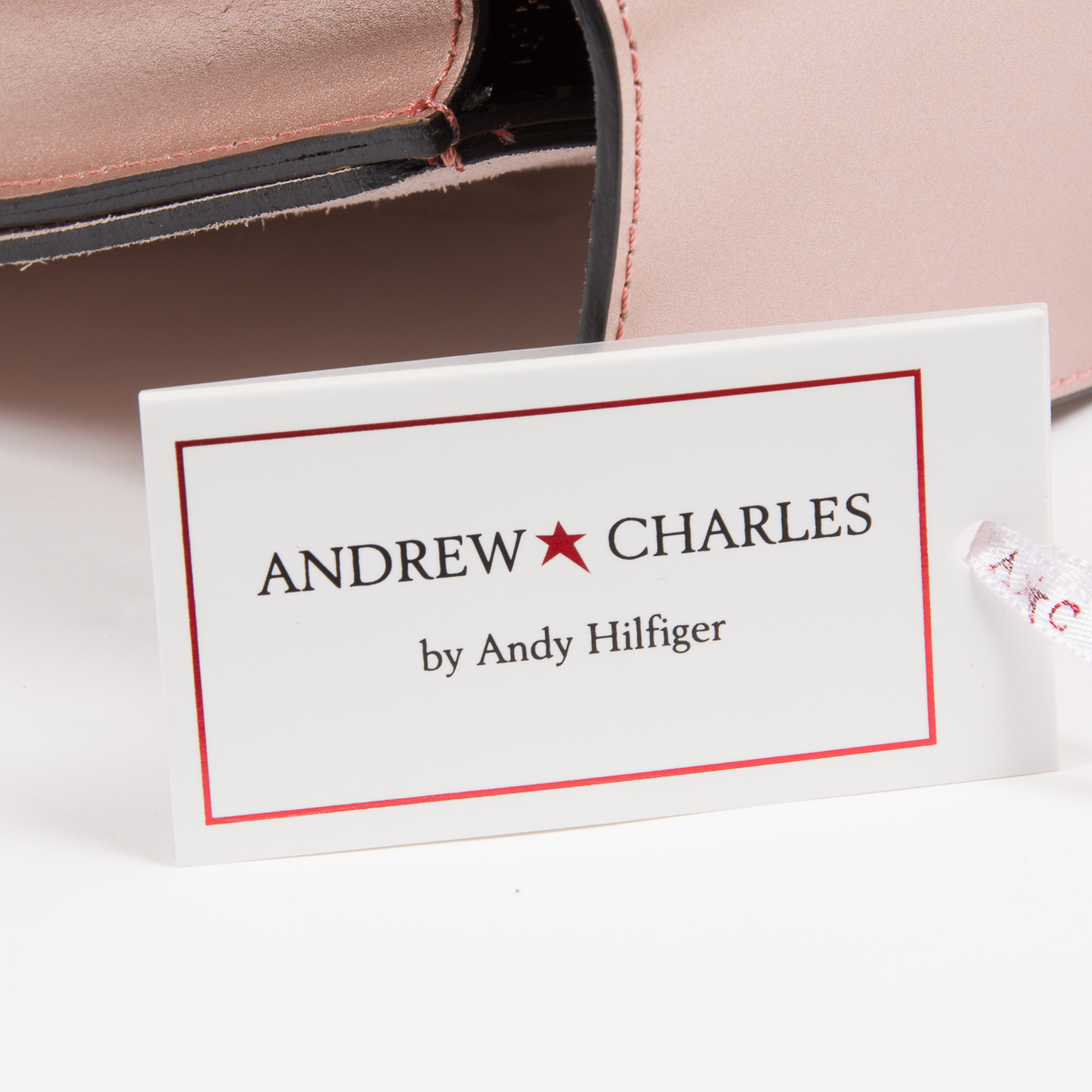 Borsa a mano da donna Andrew Charles rosa RING