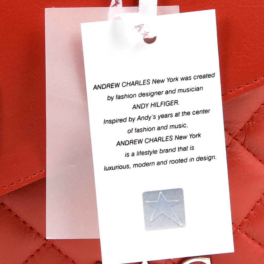 Borsa a mano da donna Andrew Charles rossa AZALEA