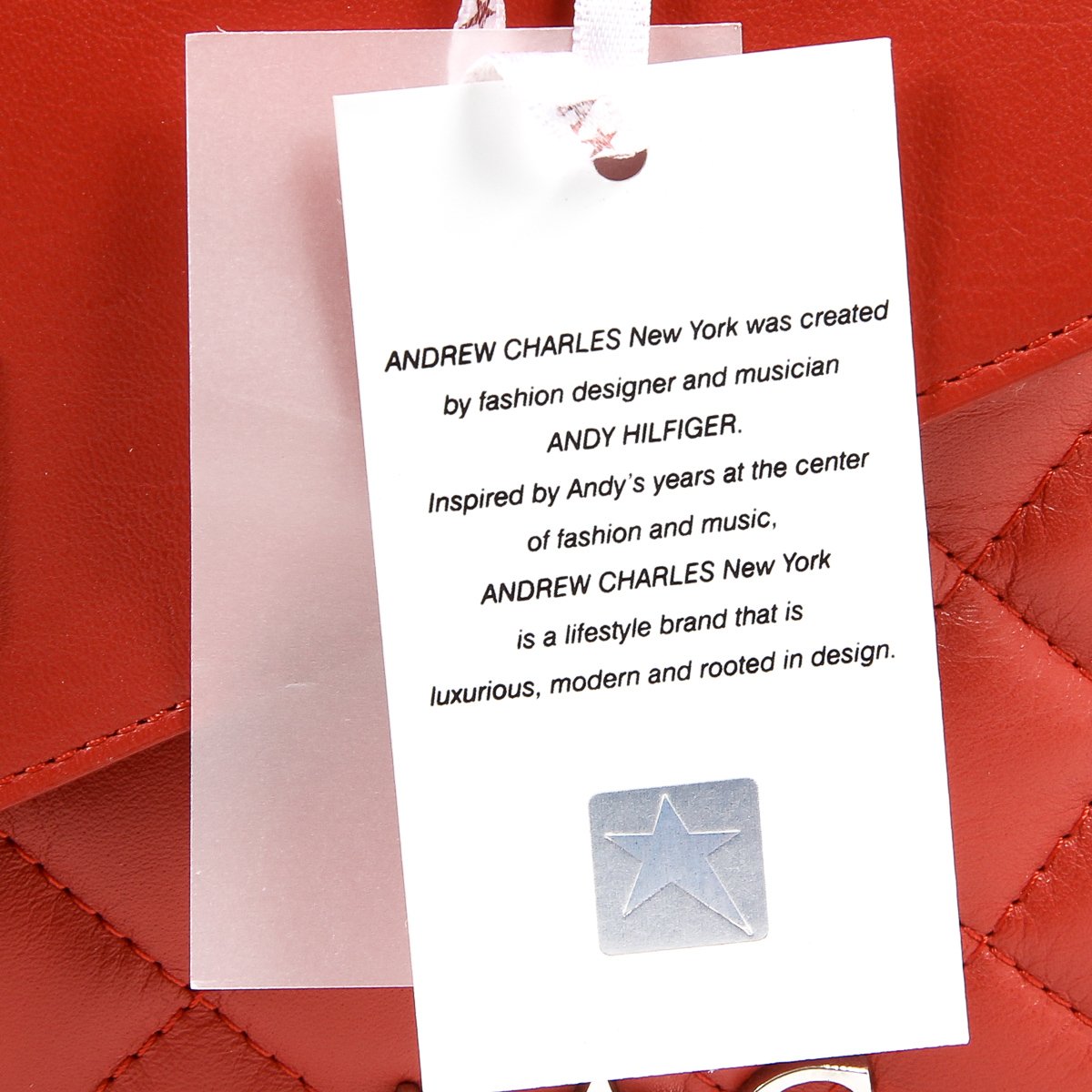 Borsa a mano da donna Andrew Charles rossa AZALEA