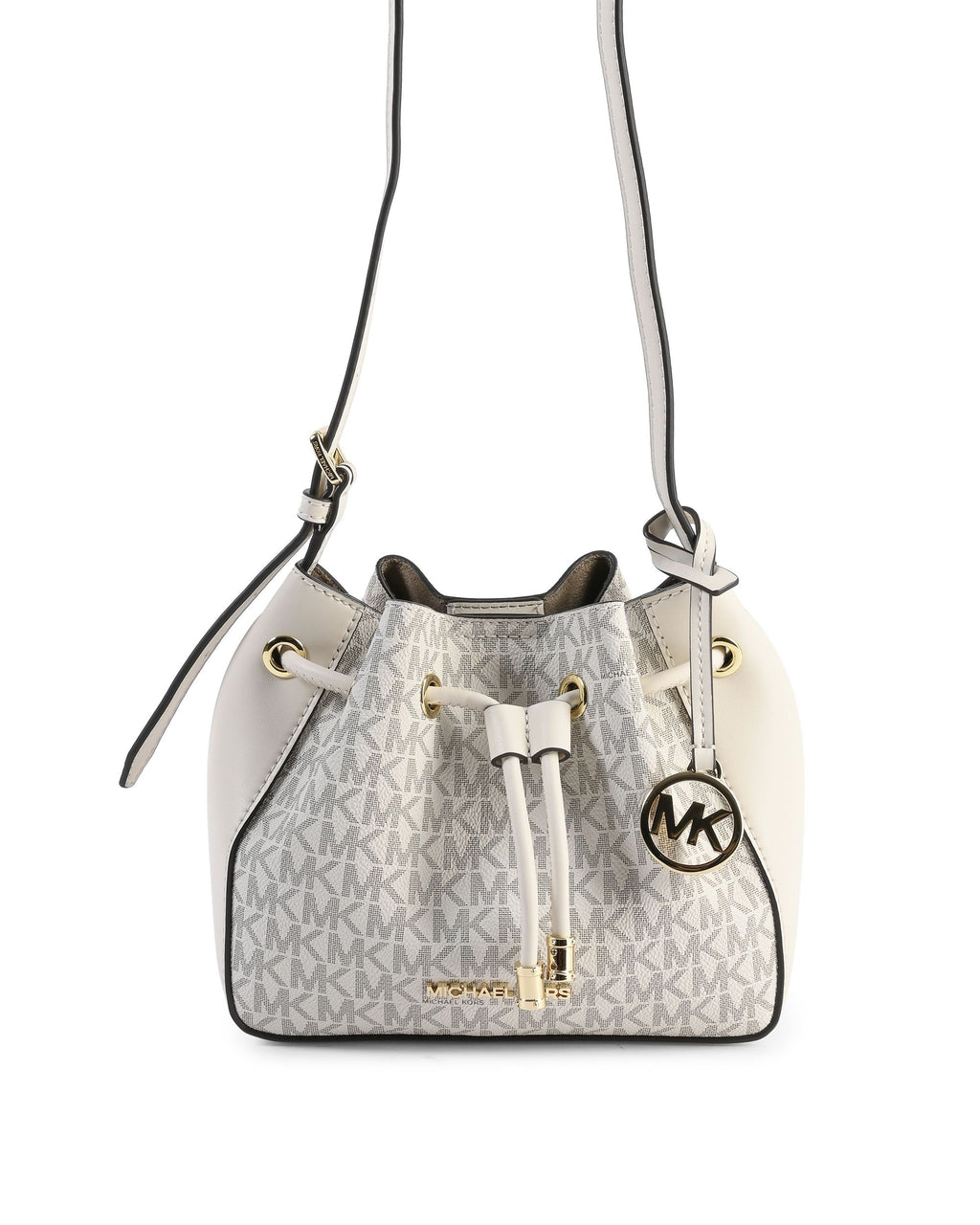 Borsa a tracolla piccola Michael Kors Bucket 35F2G8PM1B LT CREAM MULTI