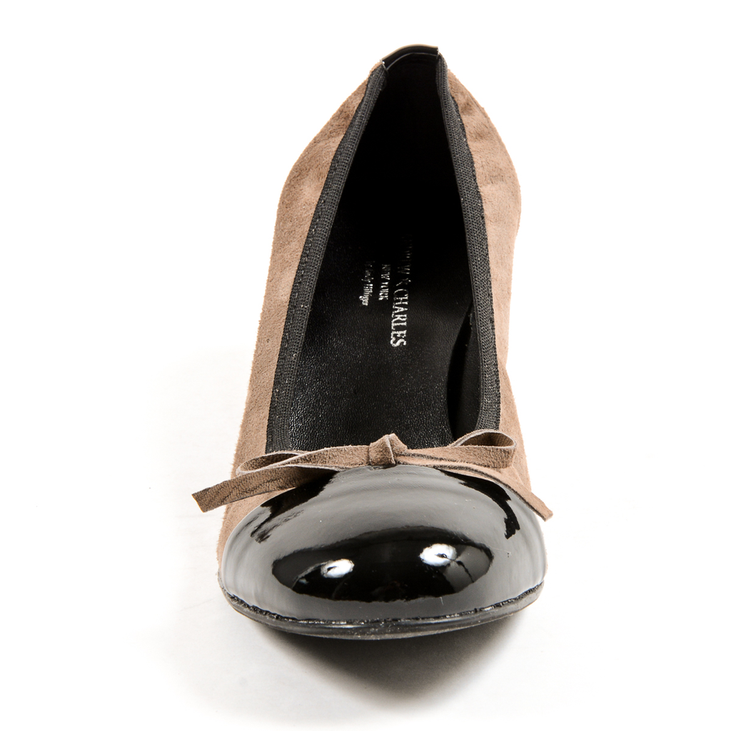 Andrew Charles Ballerina da donna color talpa FLORENCE