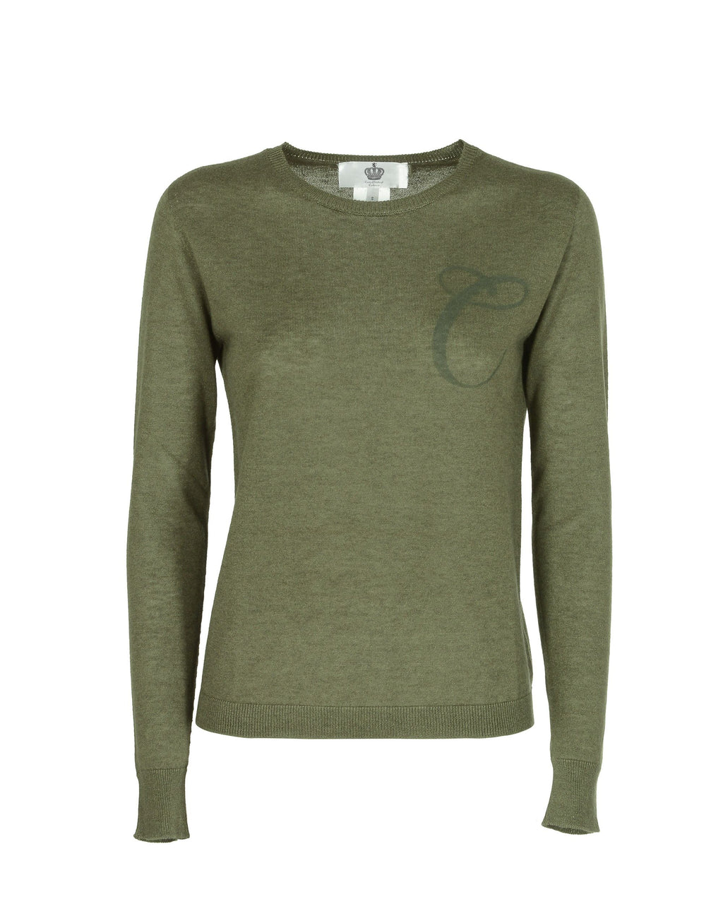 Dee Ocleppo Long Sleeve ART 004 GREEN LETTER C