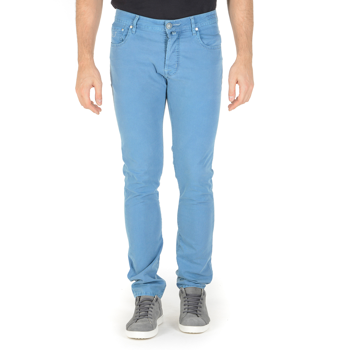 Pantaloni da uomo Jacob Cohen J688 azzurro