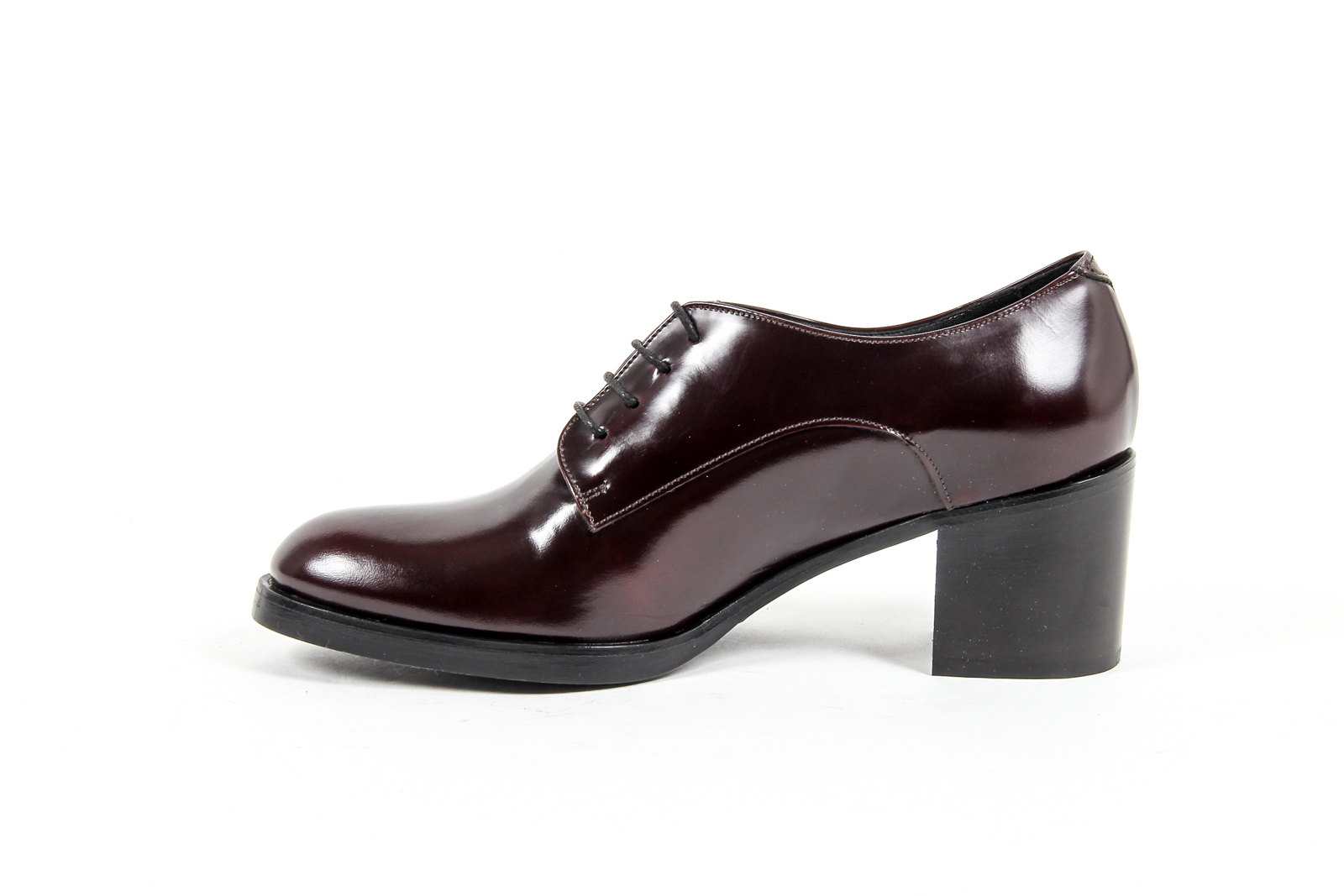 V 1969 Italia Scarpe Oxford con tacco da donna Bordeaux RITZ