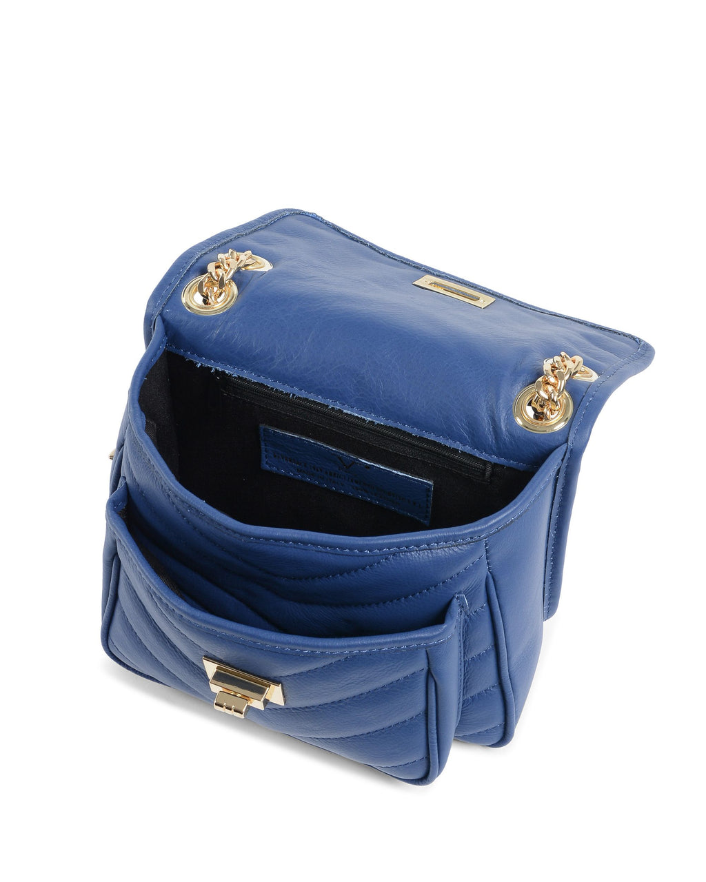 Borsa Donna V Italia Blu 10507 SAUVAGE BLUETTE