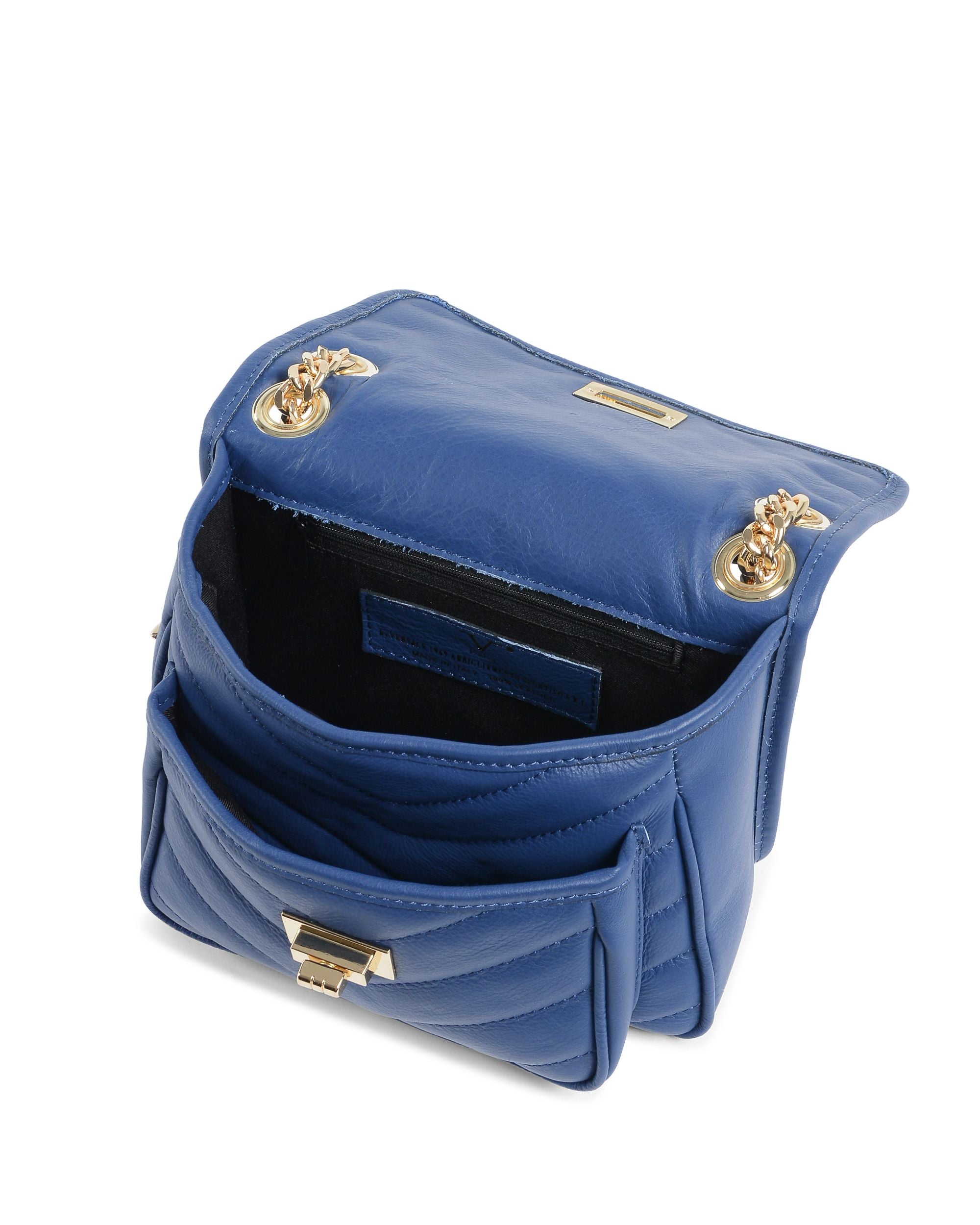 Borsa Donna V Italia Blu 10507 SAUVAGE BLUETTE