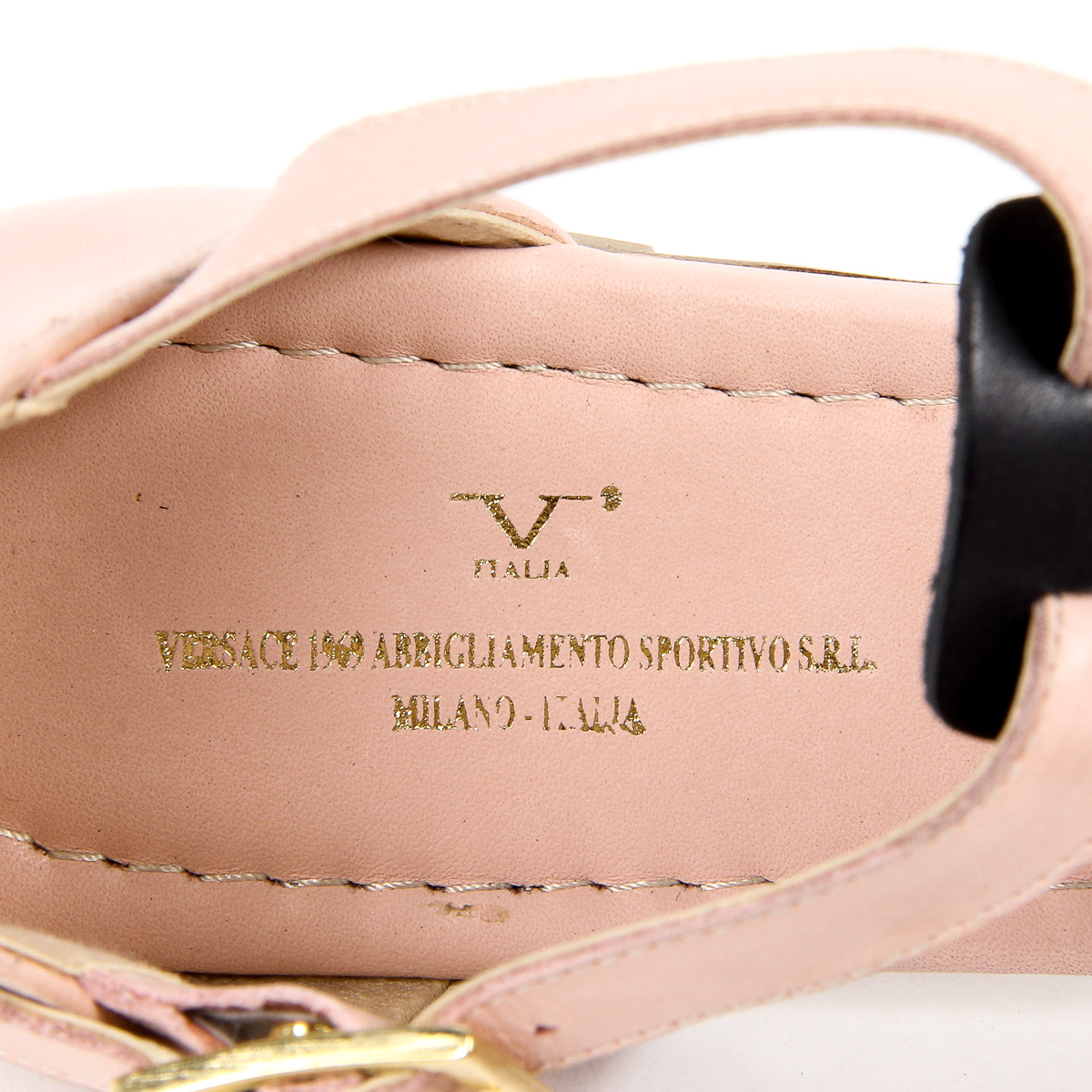 V 1969 Italia Sandalo piatto da donna rosa ELISA