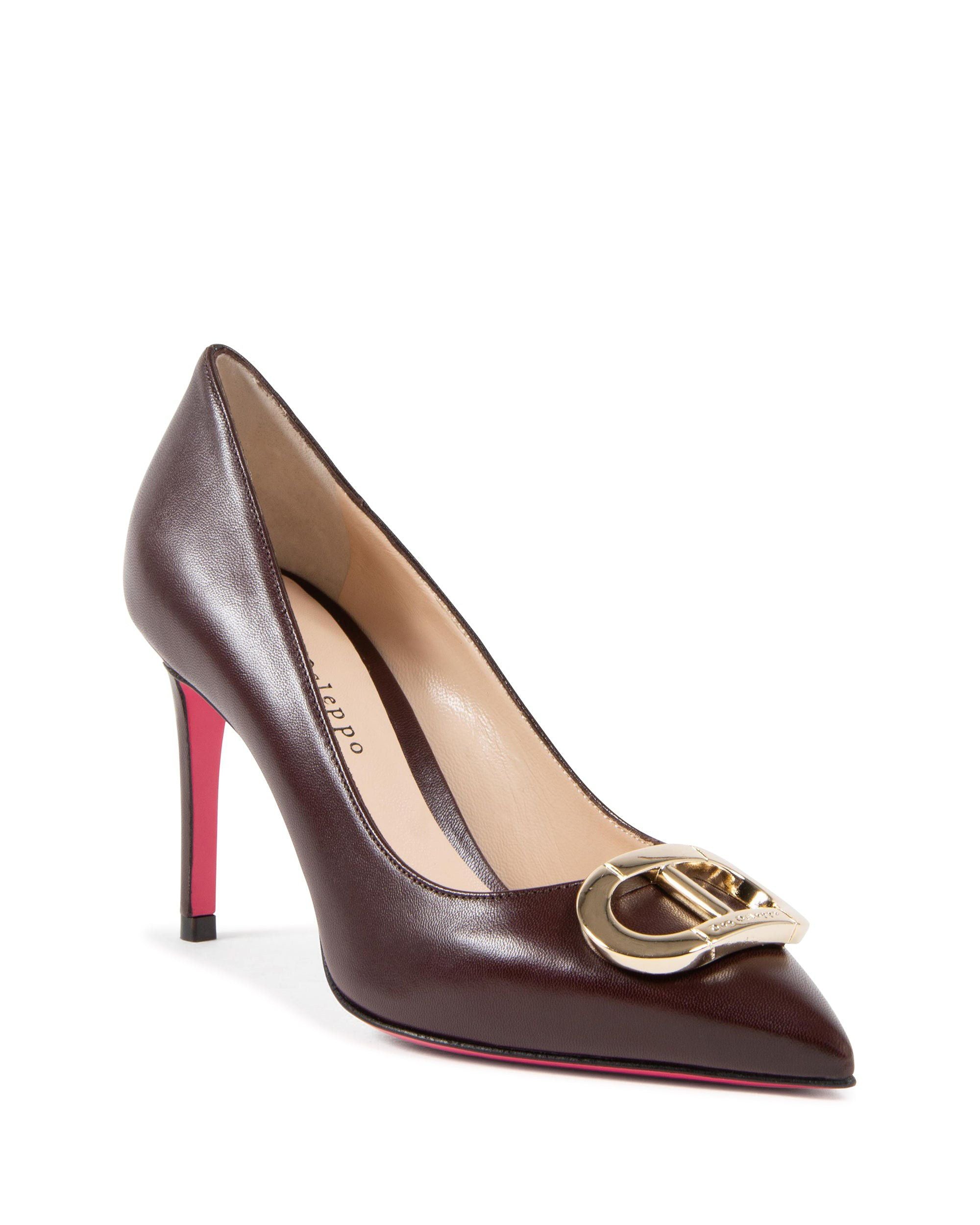 Scarpa con logo Office Party Borgogna