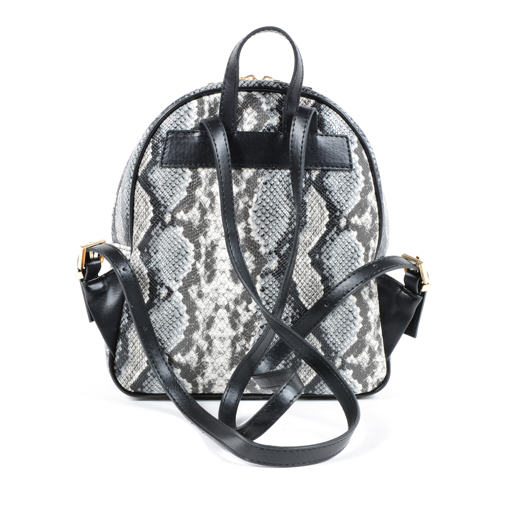 19V69 Italia Zaino Donna Multicolore 5007 PYTHON GREY BLACK
