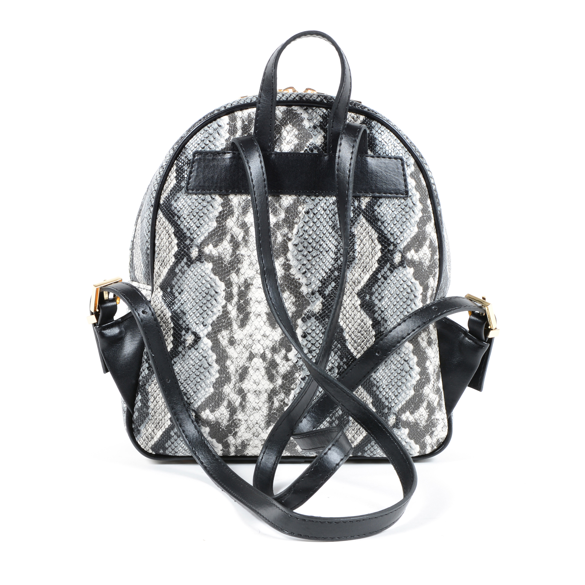 19V69 Italia Zaino Donna Multicolore 5007 PYTHON GREY BLACK