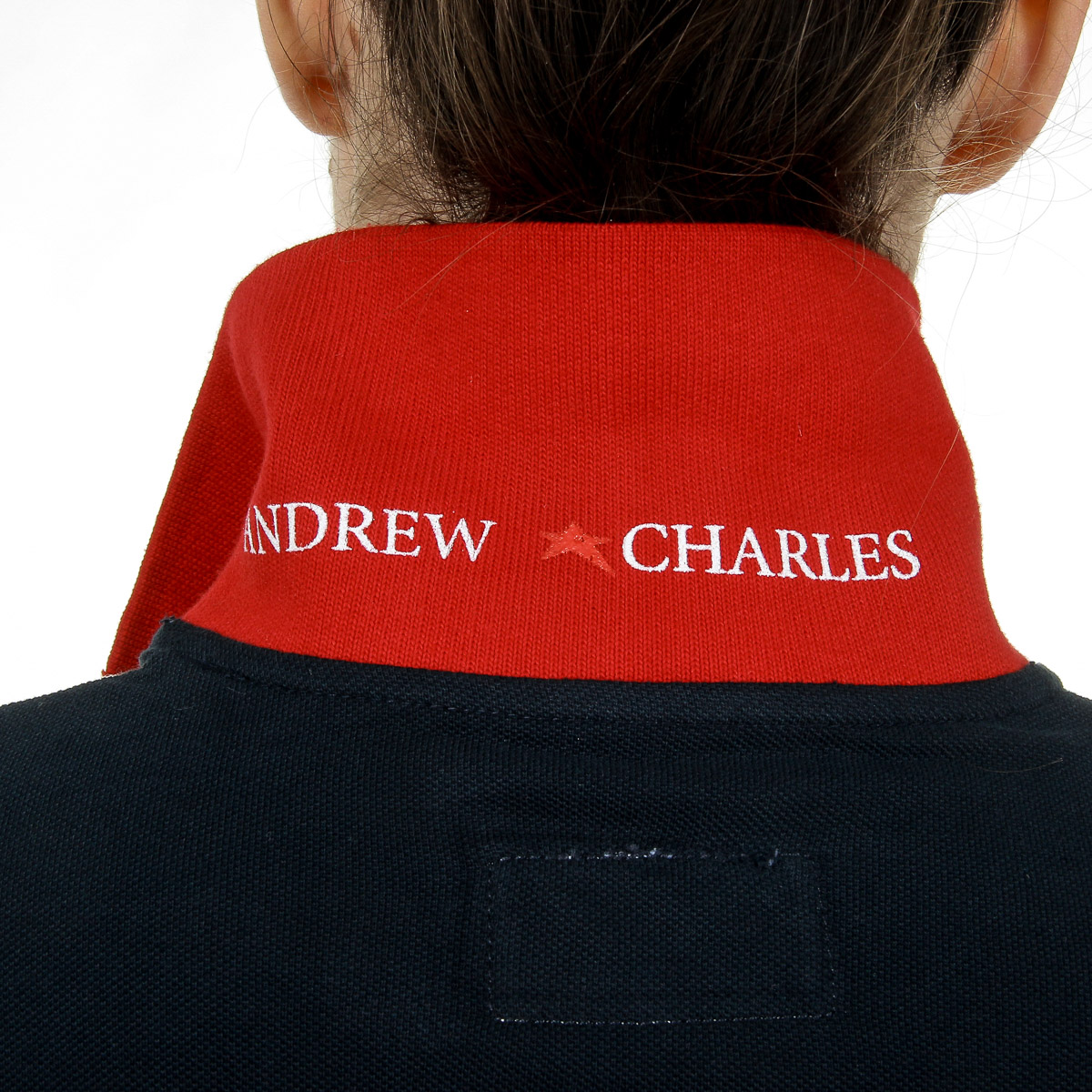 Andrew Charles Polo da donna a maniche corte blu scuro NIA