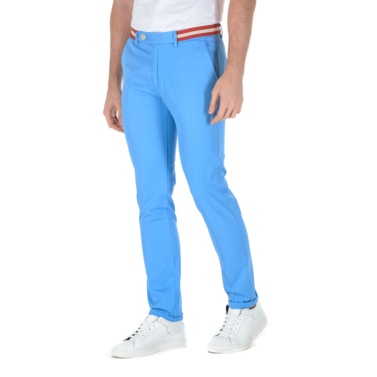 Pantaloni da uomo Scotch & Soda blu chiaro BOWIE