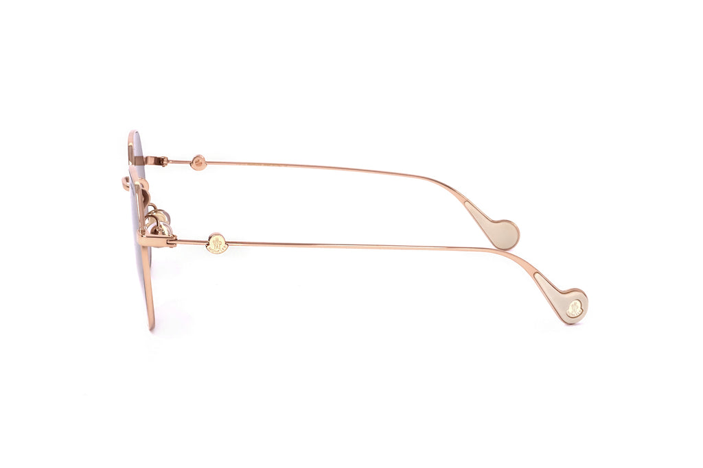 Occhiali da sole da donna Moncler ML0156 K 28F 56 20 145 ORO ROSA LUCIDO