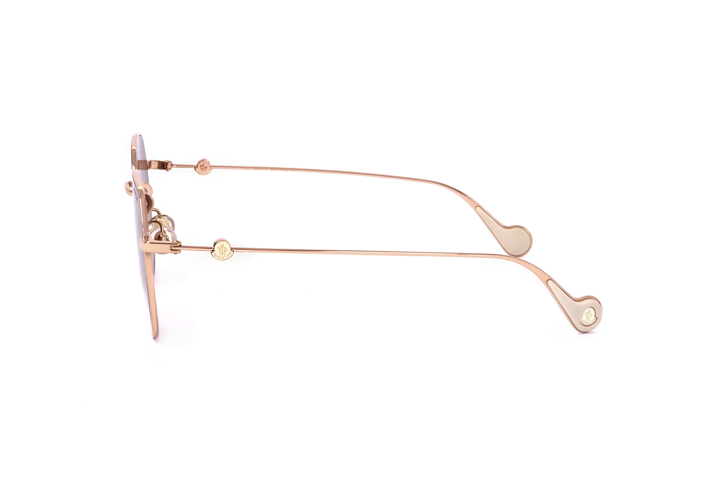 Occhiali da sole da donna Moncler ML0156 K 28F 56 20 145 ORO ROSA LUCIDO