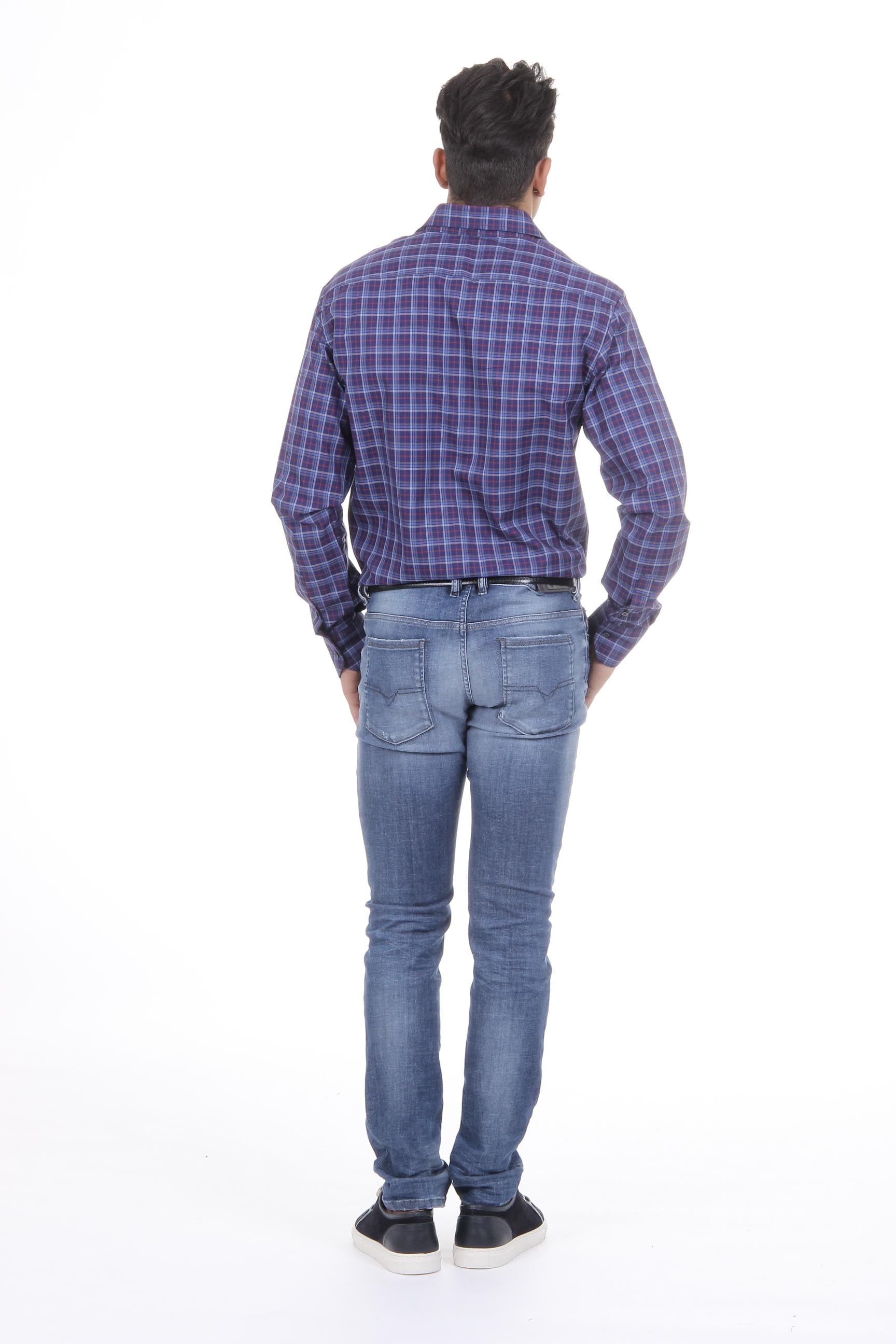 V 1969 Italia Camicia da uomo Modern Classic Fit 377 VAR. 034