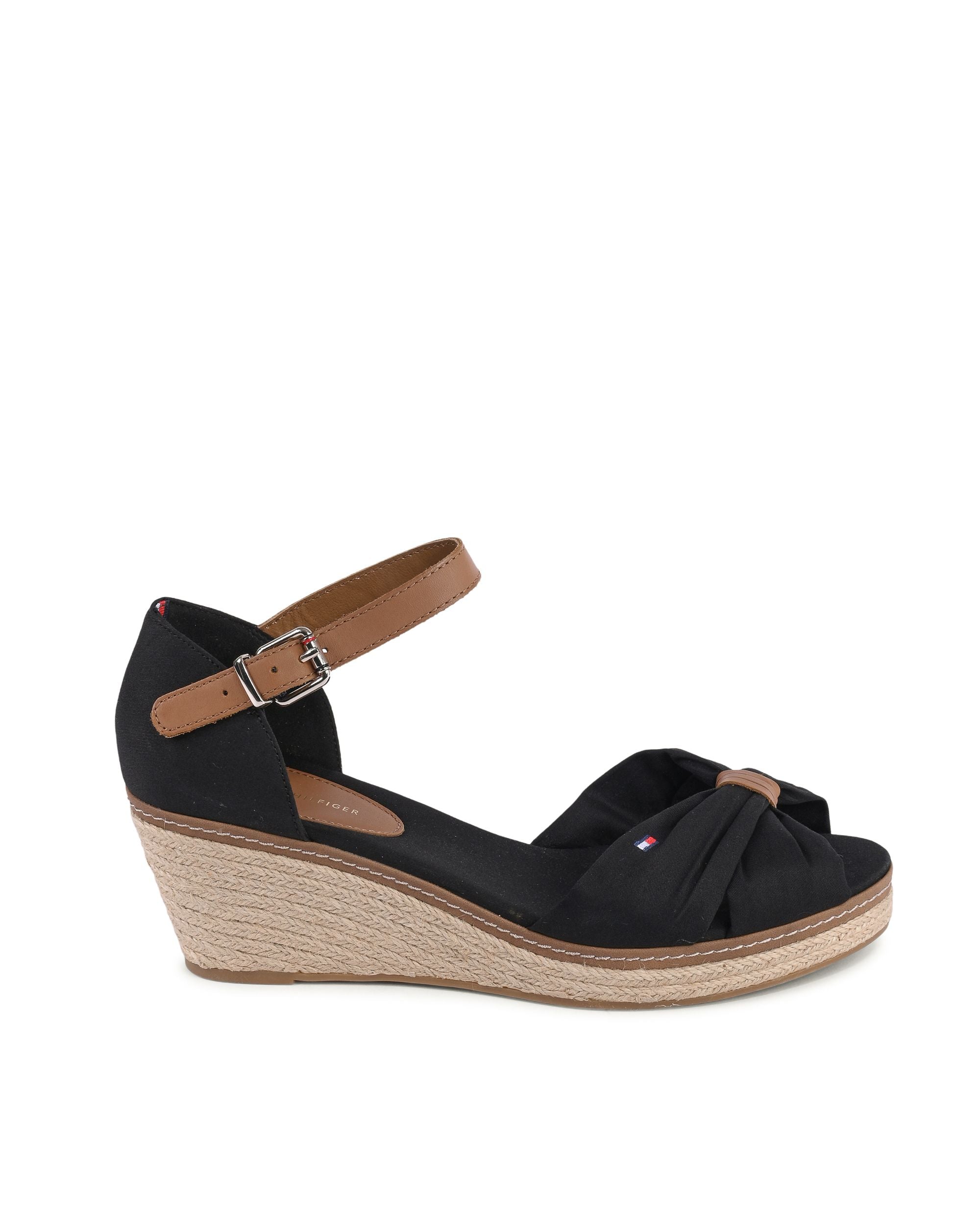 Sandalo da donna Tommy Hilfiger nero FW0FW00906990
