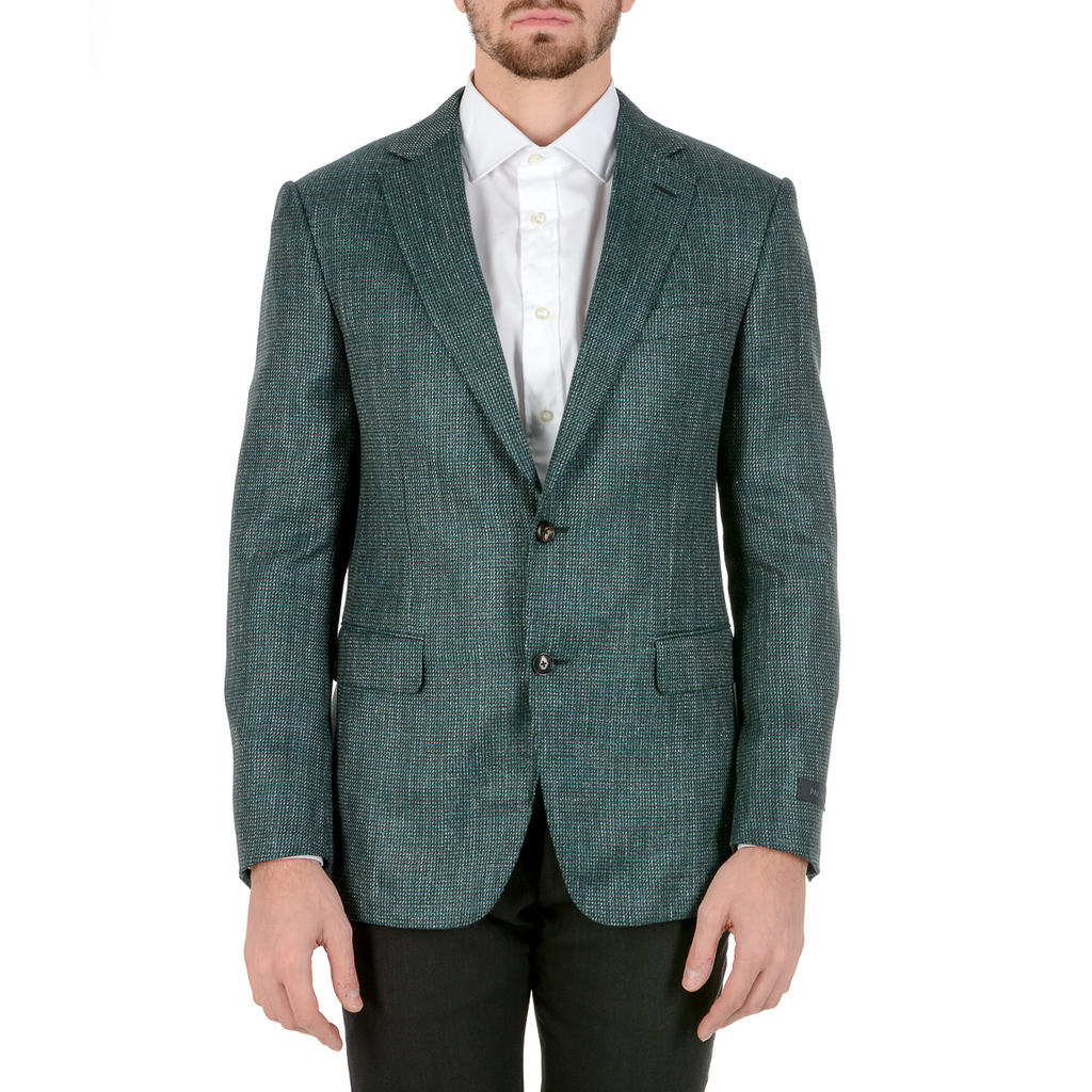 Giacca da uomo Pal Zileri a maniche lunghe verde