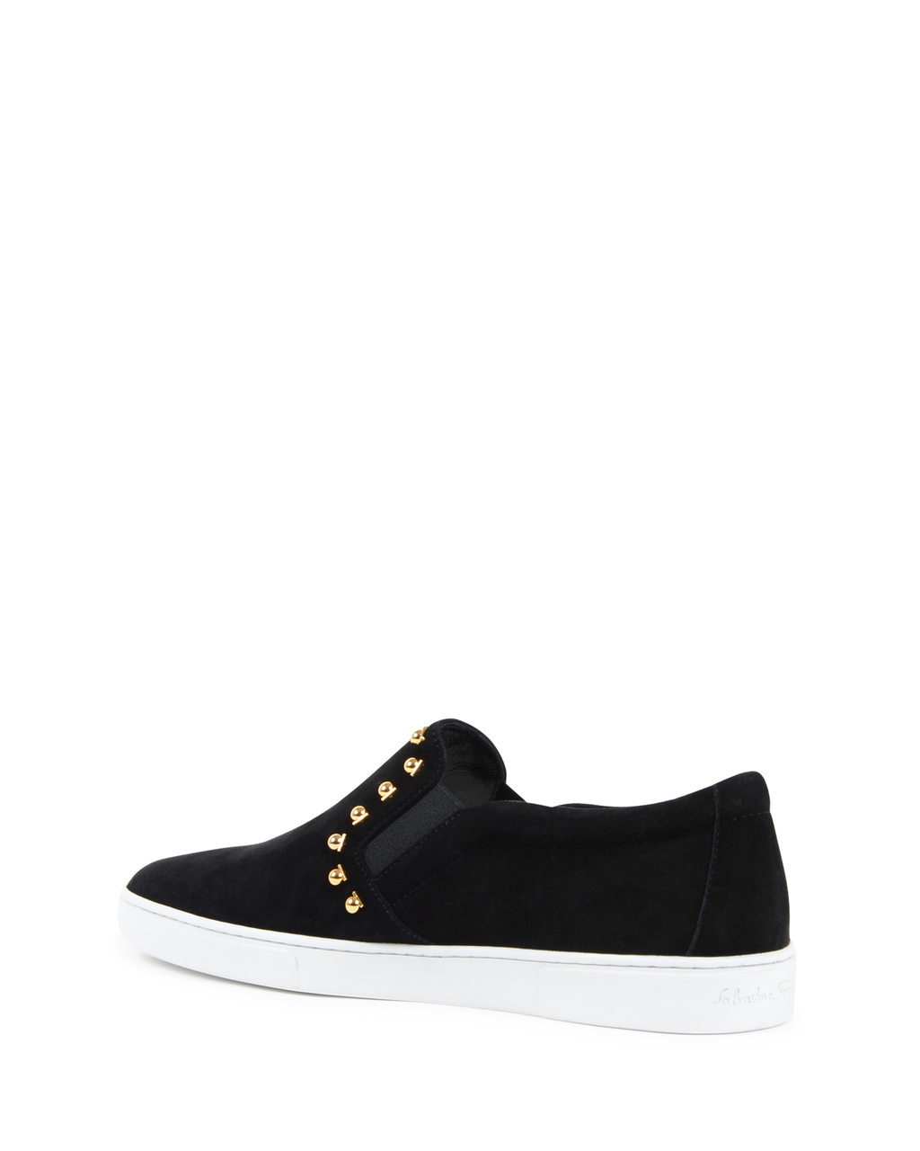 Salvatore Ferragamo Womens Slip On Sneaker Nero SPARGI