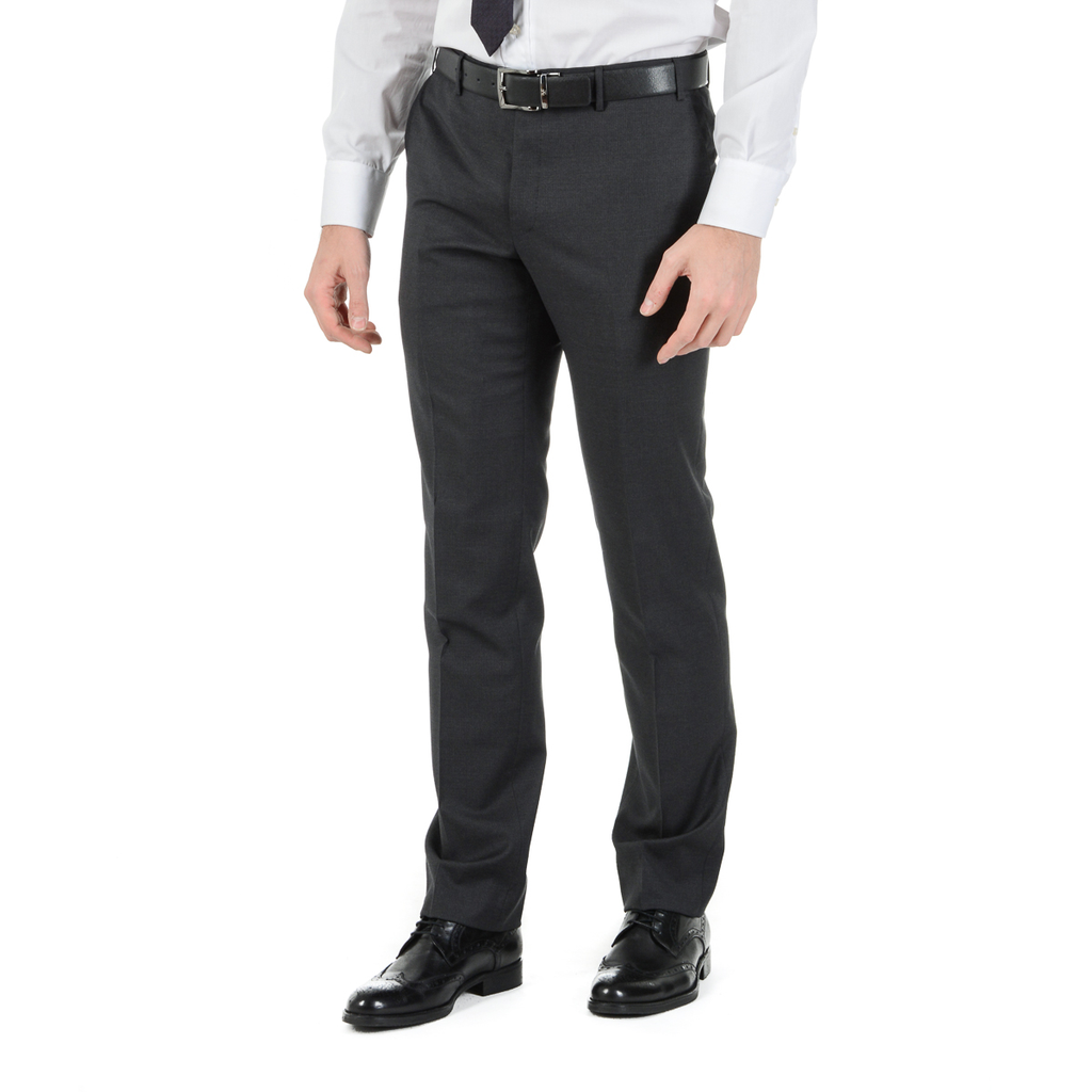 Corneliani Abito da uomo a maniche lunghe grigio scuro Super 130's