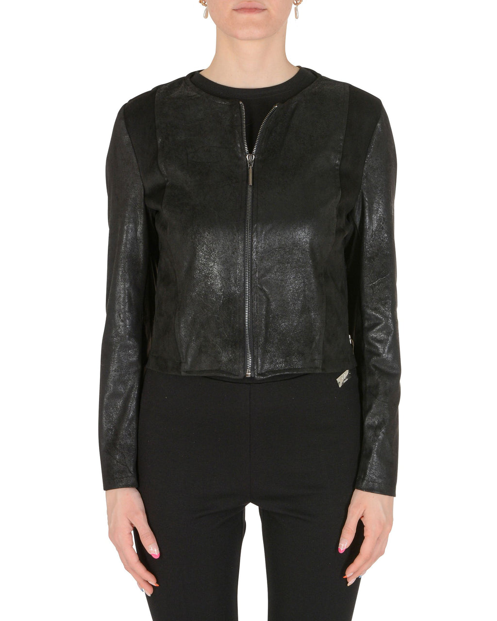 19V69 Italia Giacca da donna nera MAURA BLACK