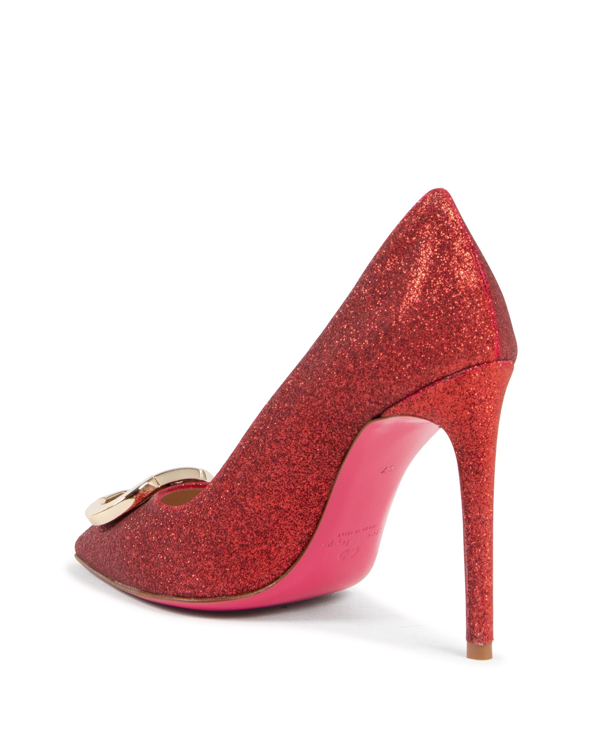 Décolleté con logo glitterato Fairy
