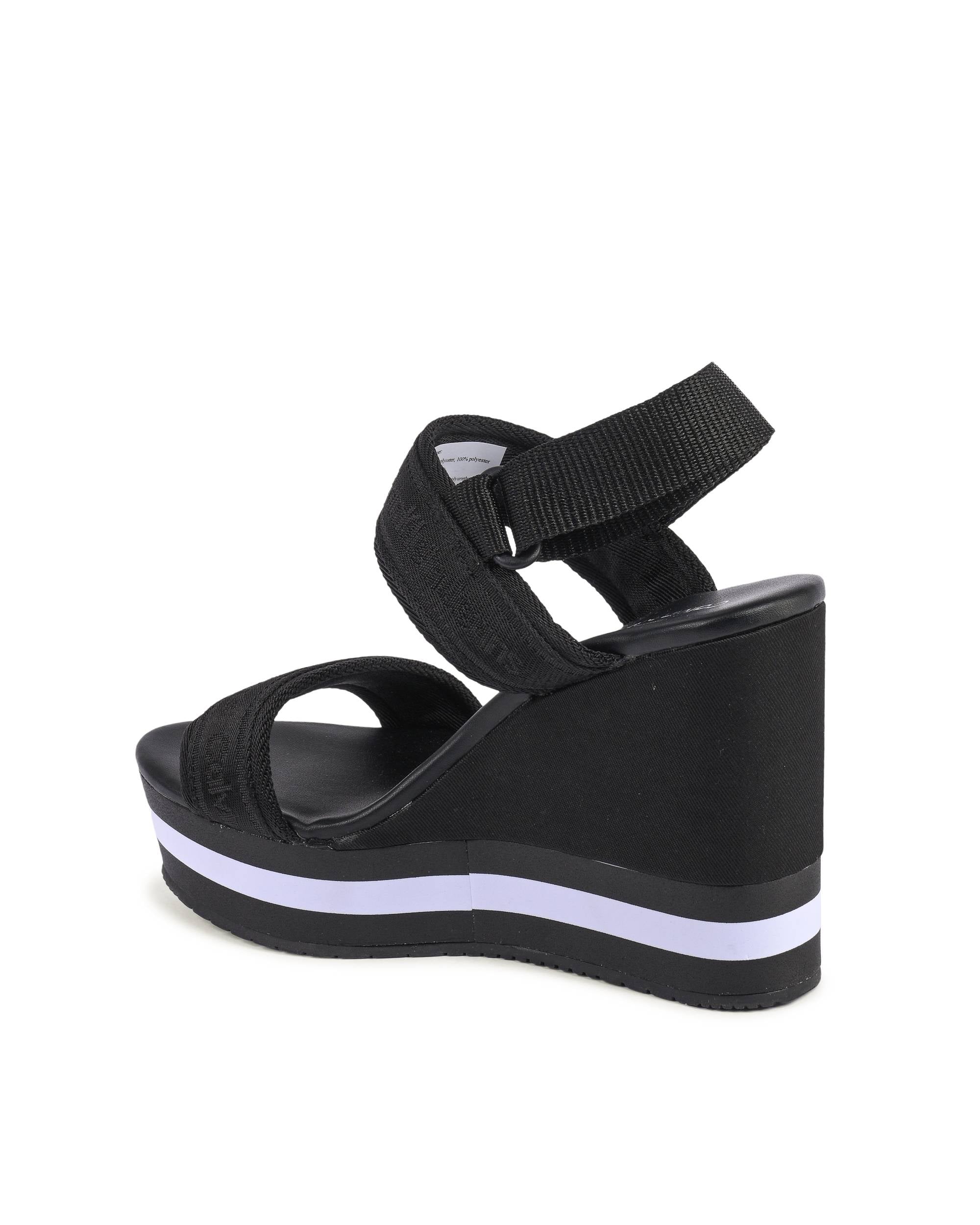 Calvin Klein Sandalo da donna nero YW0YW00572BDS