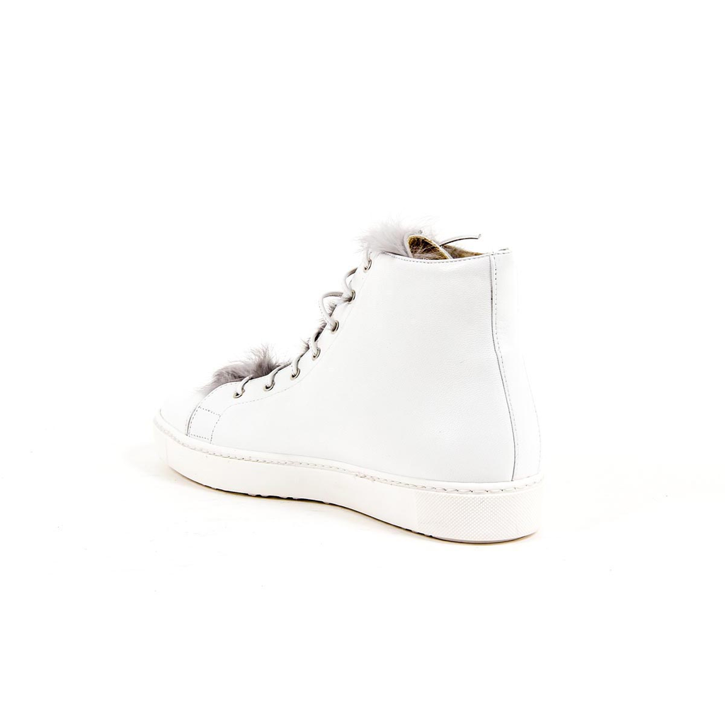 V 1969 Italia Womens High Sneaker 312070 NAPPA BIANCO