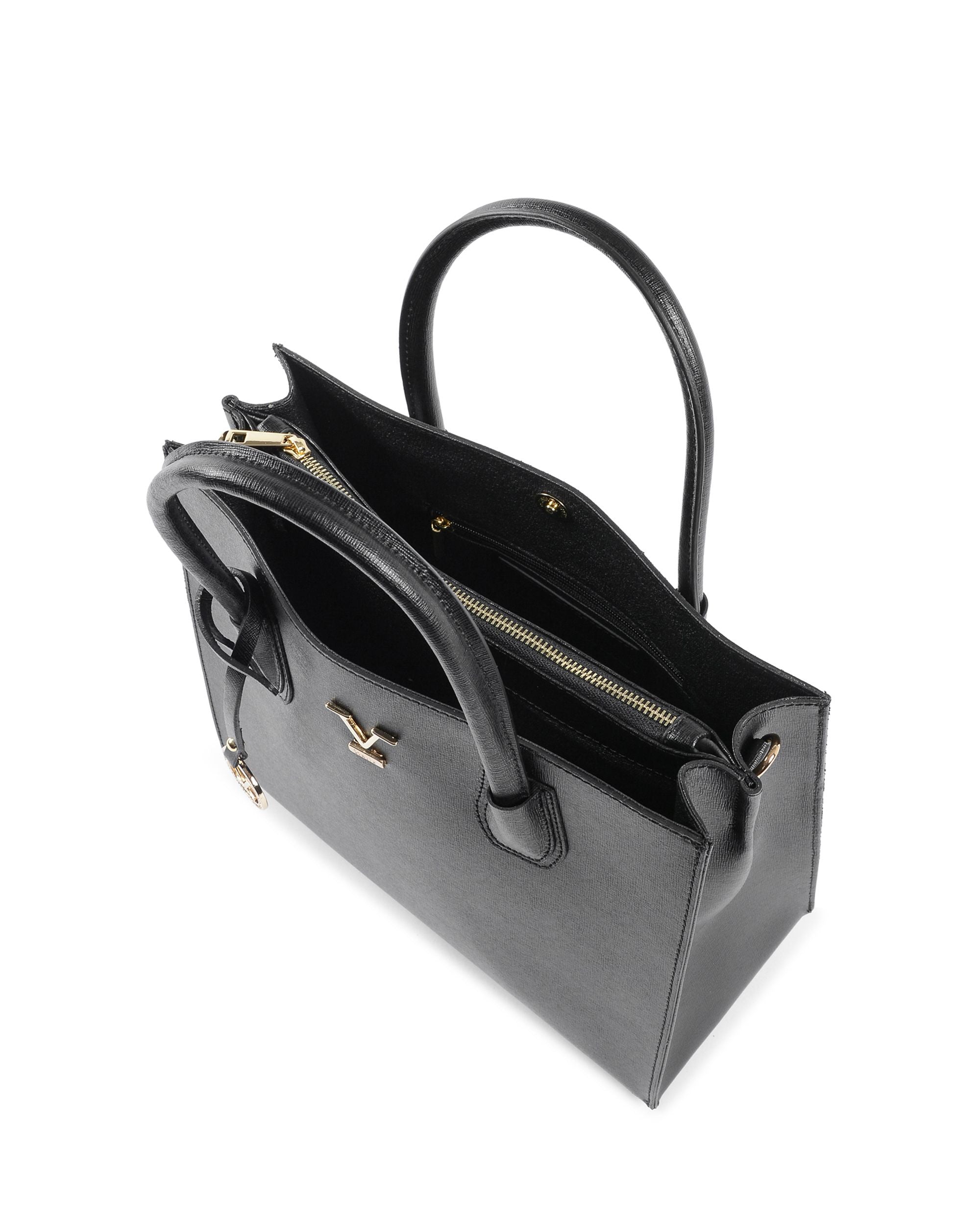V Italia Borsa a mano da donna nera BE10275 52 SAFFIANO NERO