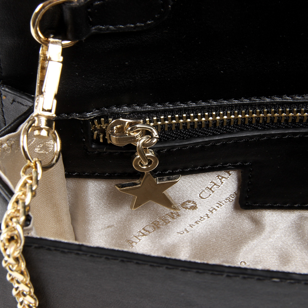 Borsa a mano da donna Andrew Charles nera PAIGE