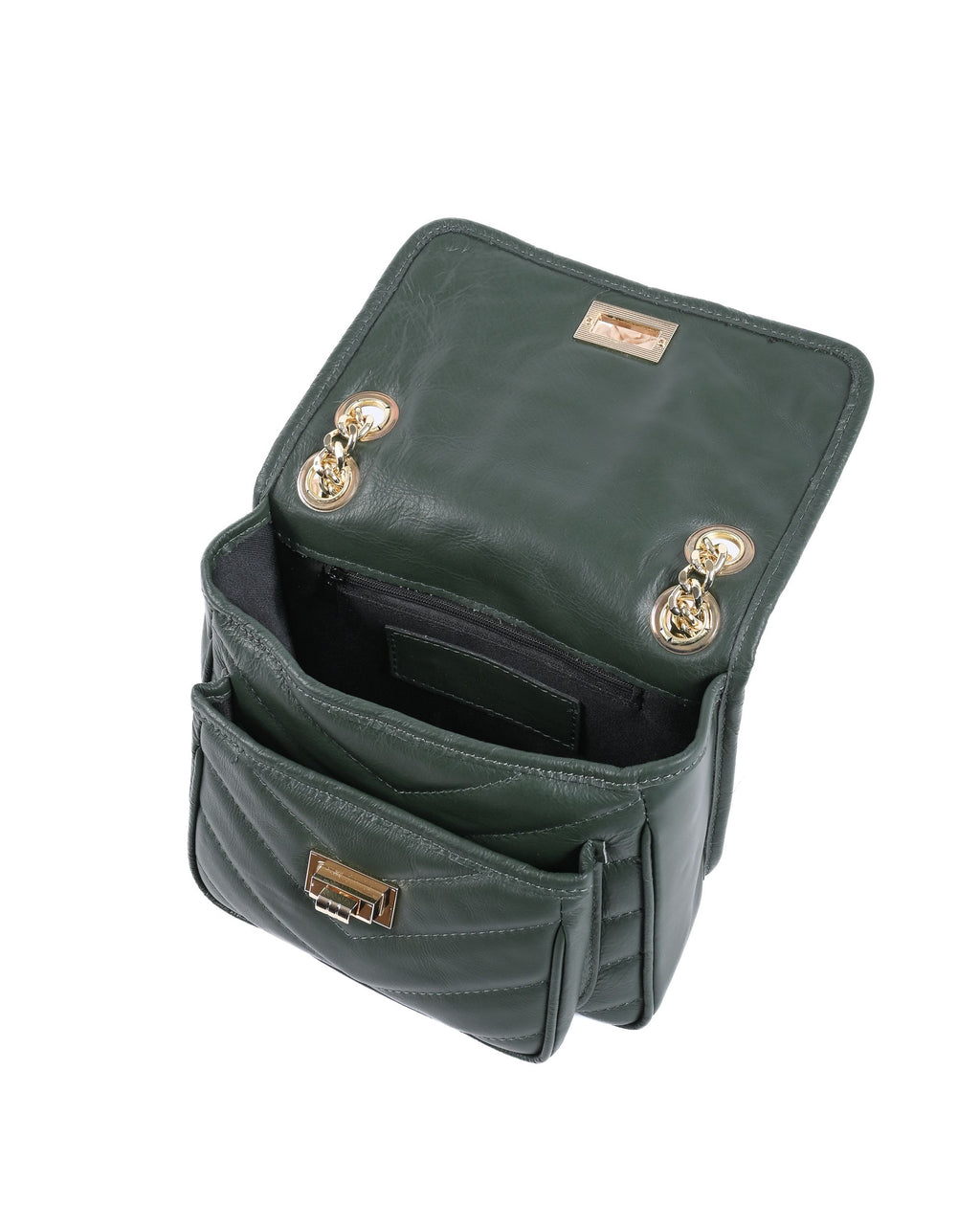 Borsa a mano da donna V Italia 10507 SAUVAGE VERDE SCURO