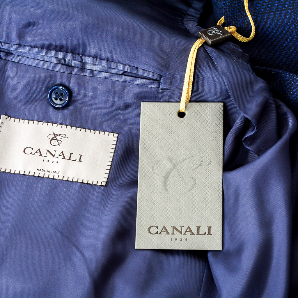 Abito da uomo Canali maniche lunghe blu