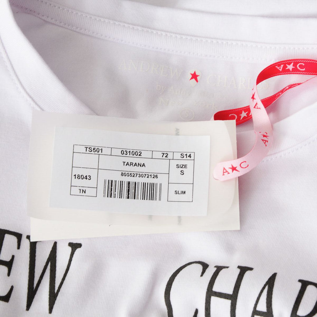 Andrew Charles By Andy Hilfiger T-shirt da donna TS501 03 1002 TARANA WHITE S14