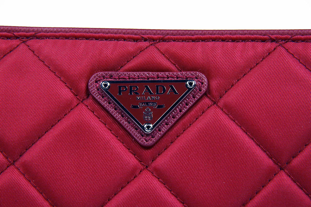 Borsa pochette Prada BT1026 Ibisco Impuntu Tessuto