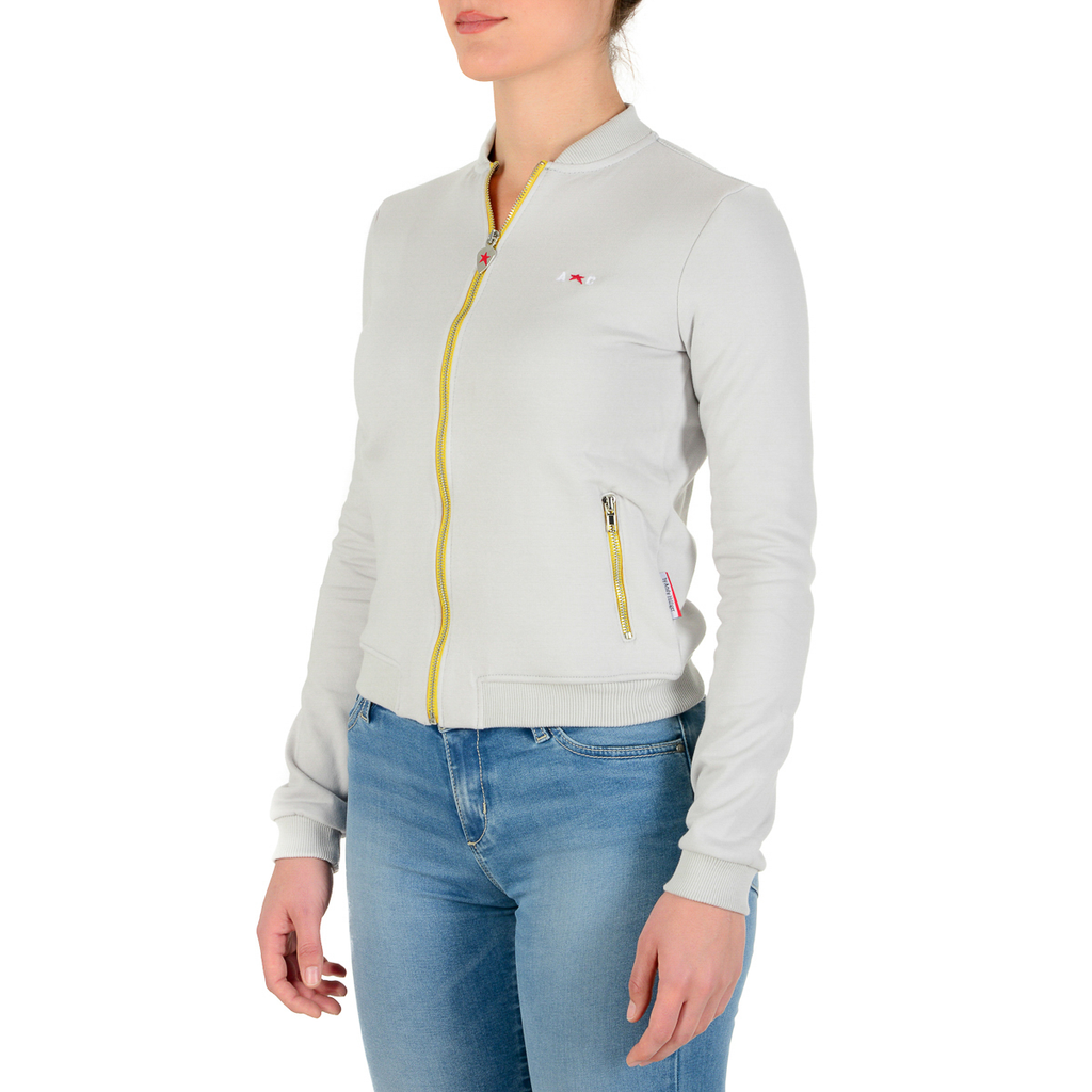 Andrew Charles Maglione da donna a maniche lunghe grigio SUMATRA