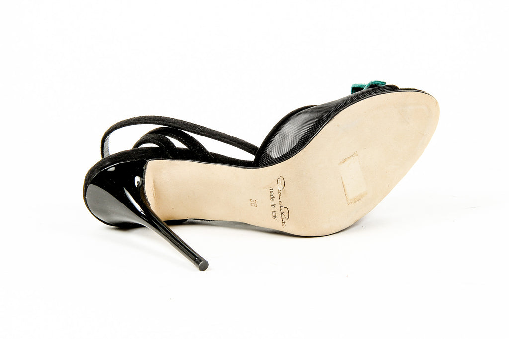 Oscar de la Renta Sandalo con cinturino alla caviglia da donna OLIVE S1604261 001